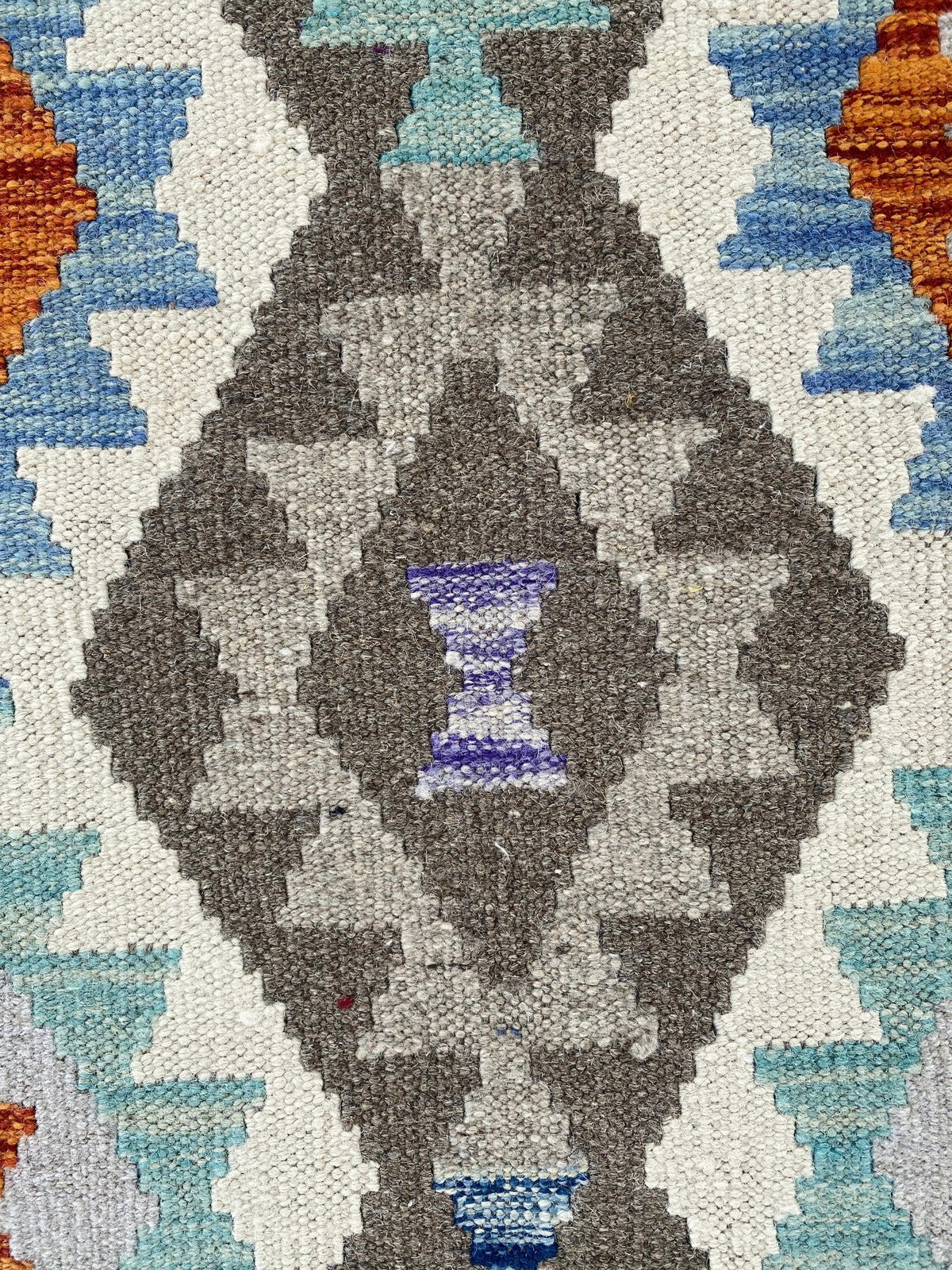 Handmade Afghan Chobi Kilim Hallway Runner Rug 290 CM x 84 CM ( SS # 180 )