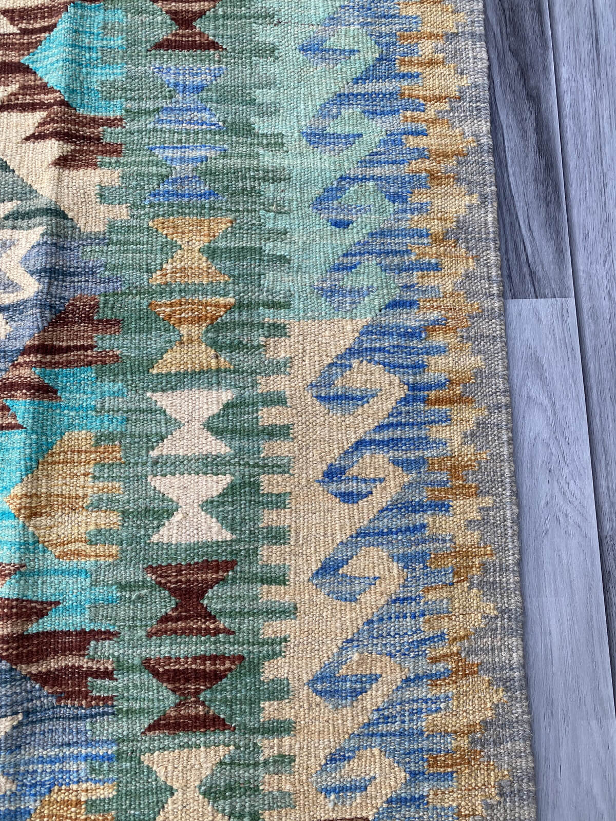 Handmade Flat Weave Kilim Rug (243 CM x 155 CM) SK#1057