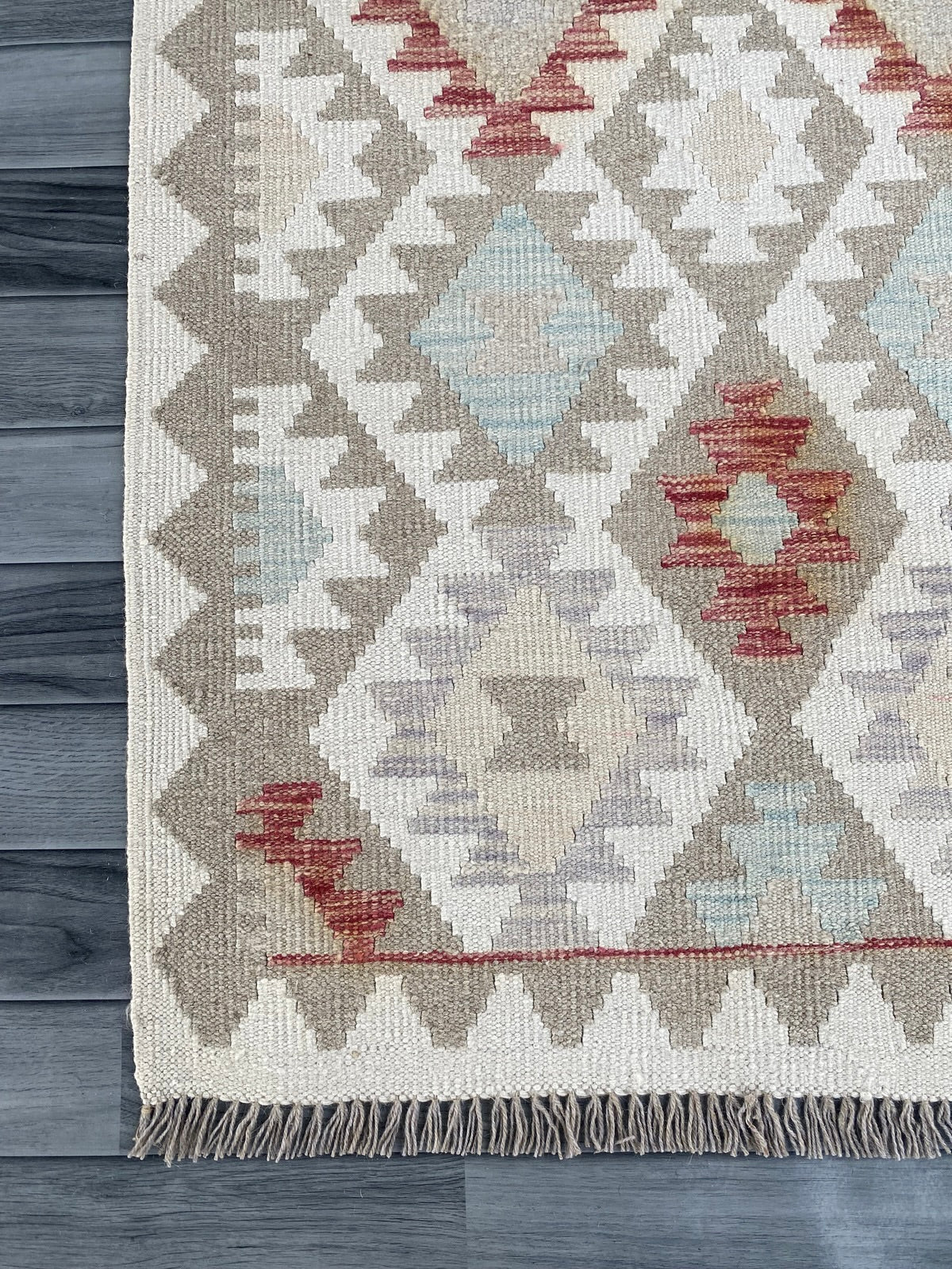 Handmade Afghan Chobi Kilim Hallway Runner Rug 304 CM x 83 CM ( SS # 178 )