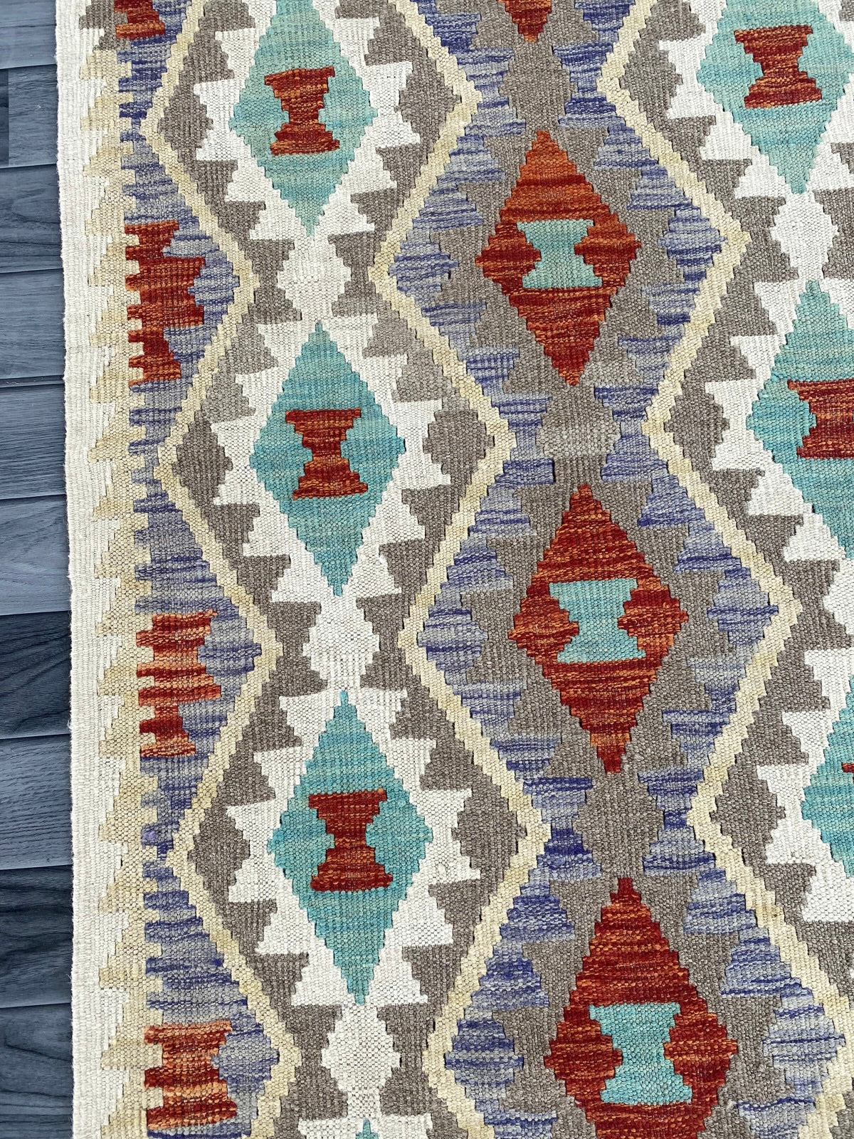 Handmade Afghan Chobi Kilim Hallway Runner Rug 291 CM x 85 CM ( SS # 177 )