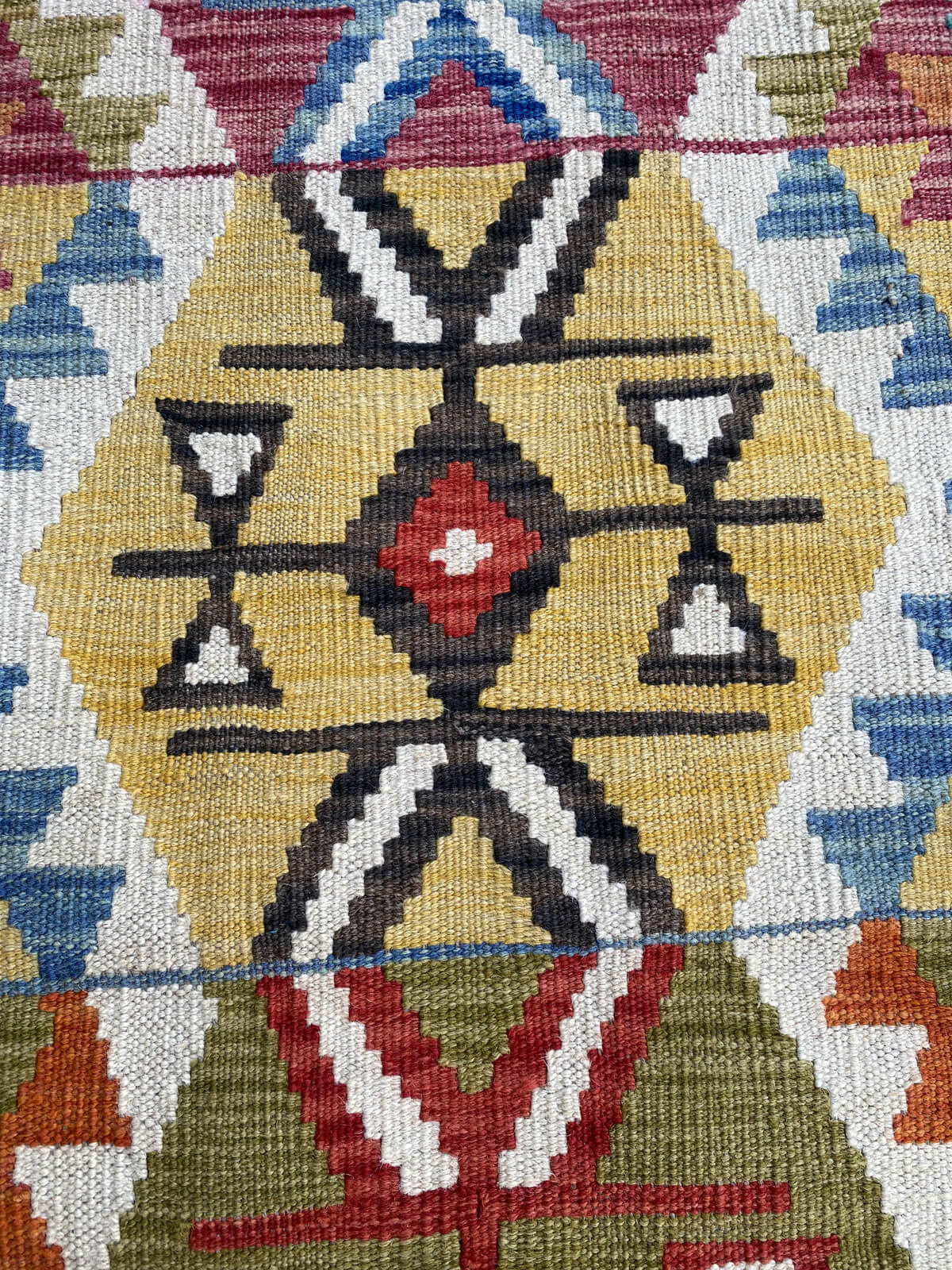 Handmade Flat Weave Kilim Rug (305 CM x 81 CM) SK#1060