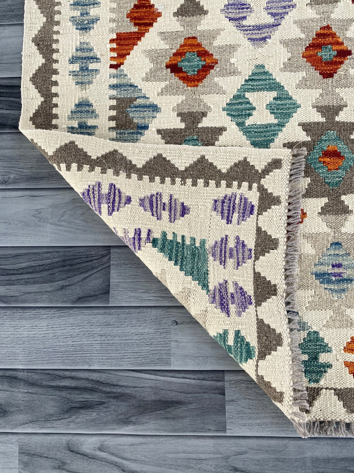 Handmade Afghan Chobi Kilim Hallway Runner Rug 292 CM x 80 CM ( SS # 175 )