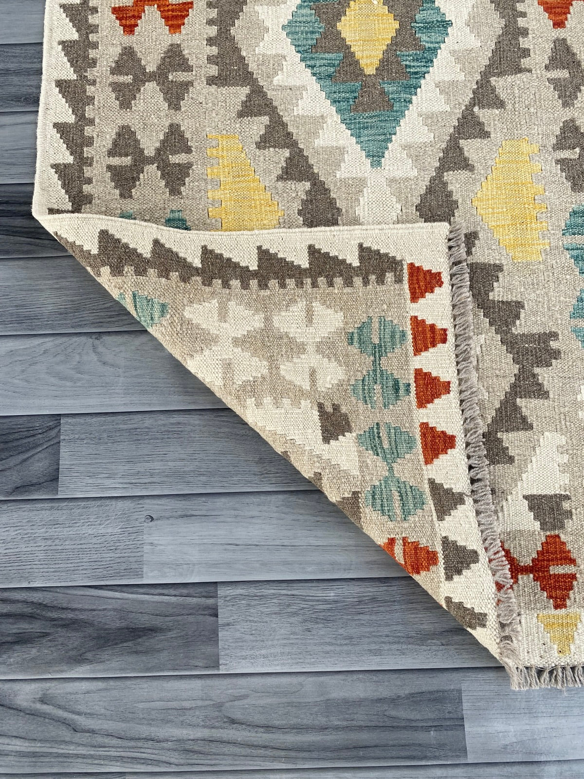Handmade Afghan Chobi Kilim Hallway Runner Rug 297 CM x 86 CM ( SS # 174 )