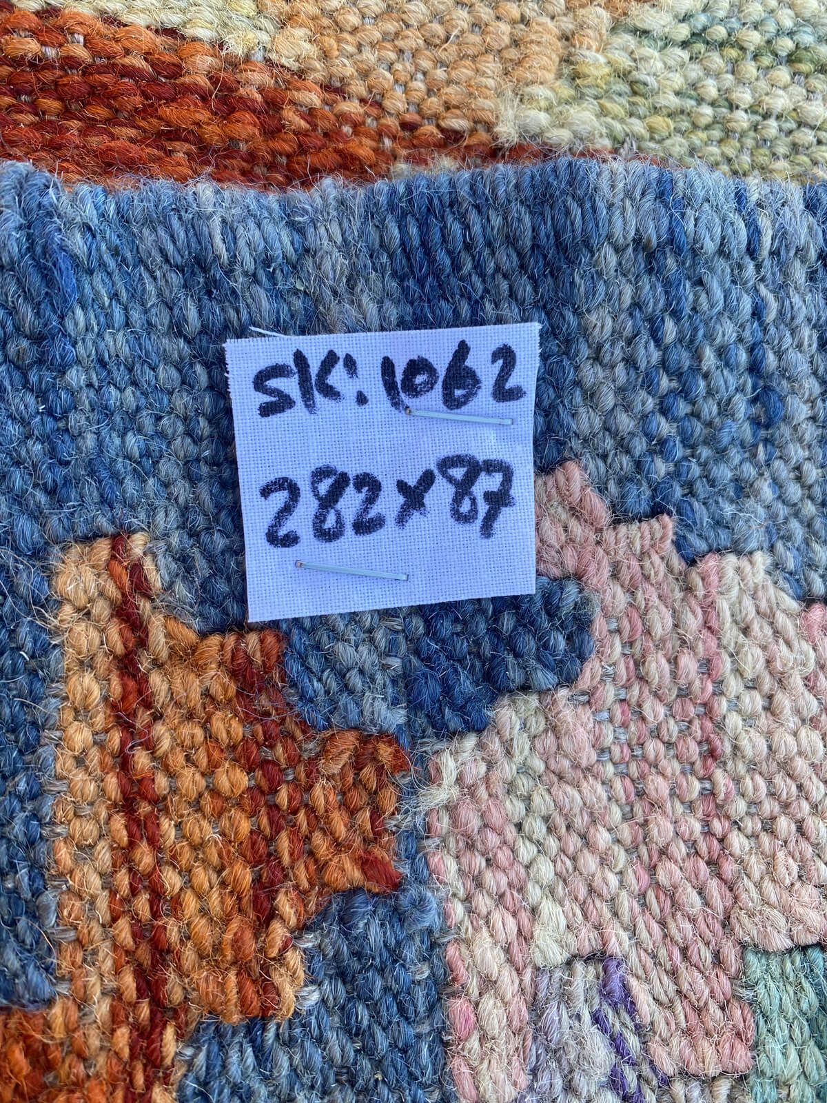 Handmade Flat Weave Kilim Rug (282 CM x 87 CM) SK#1062