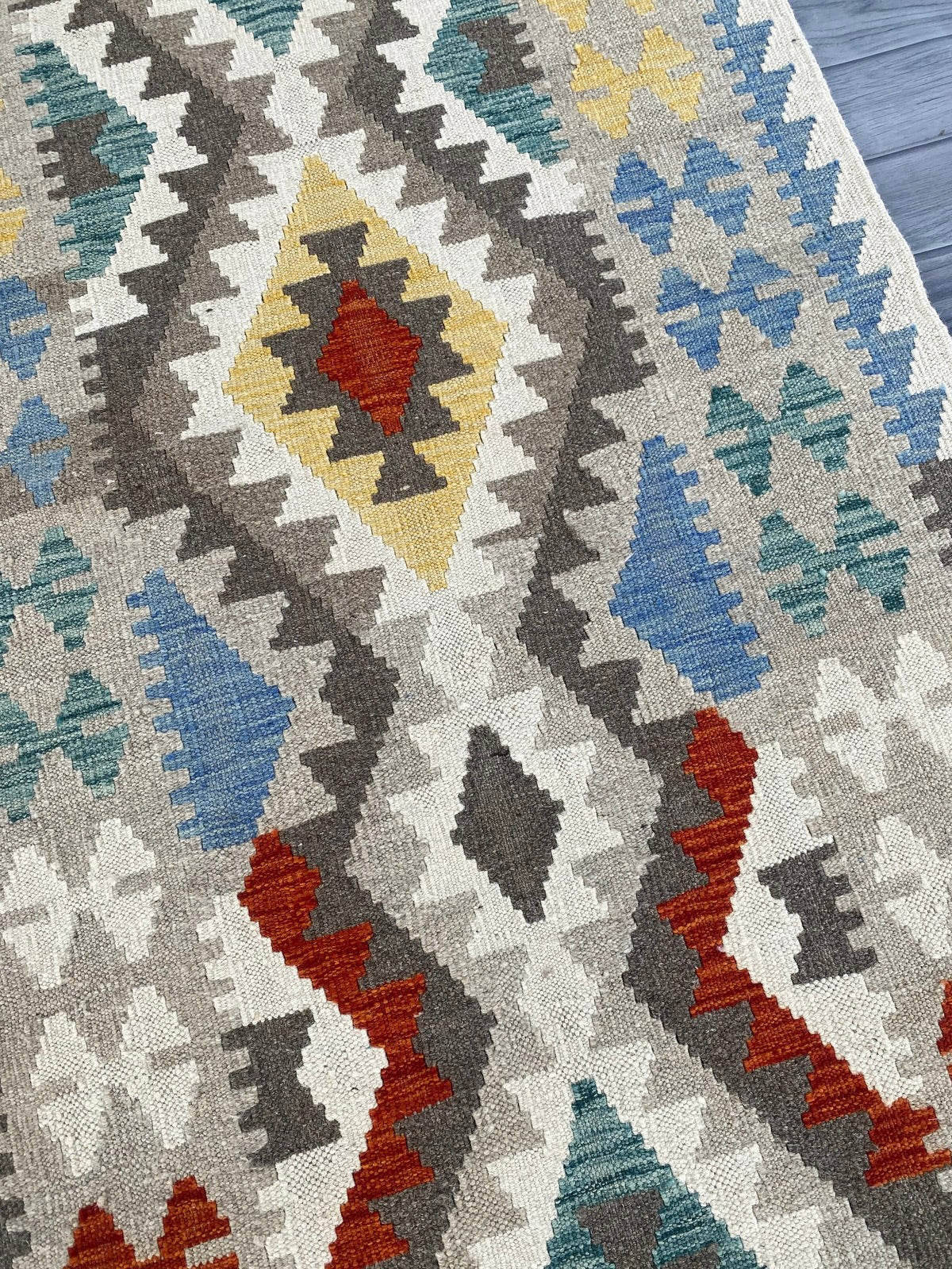 Handmade Afghan Chobi Kilim Hallway Runner Rug 297 CM x 86 CM ( SS # 174 )