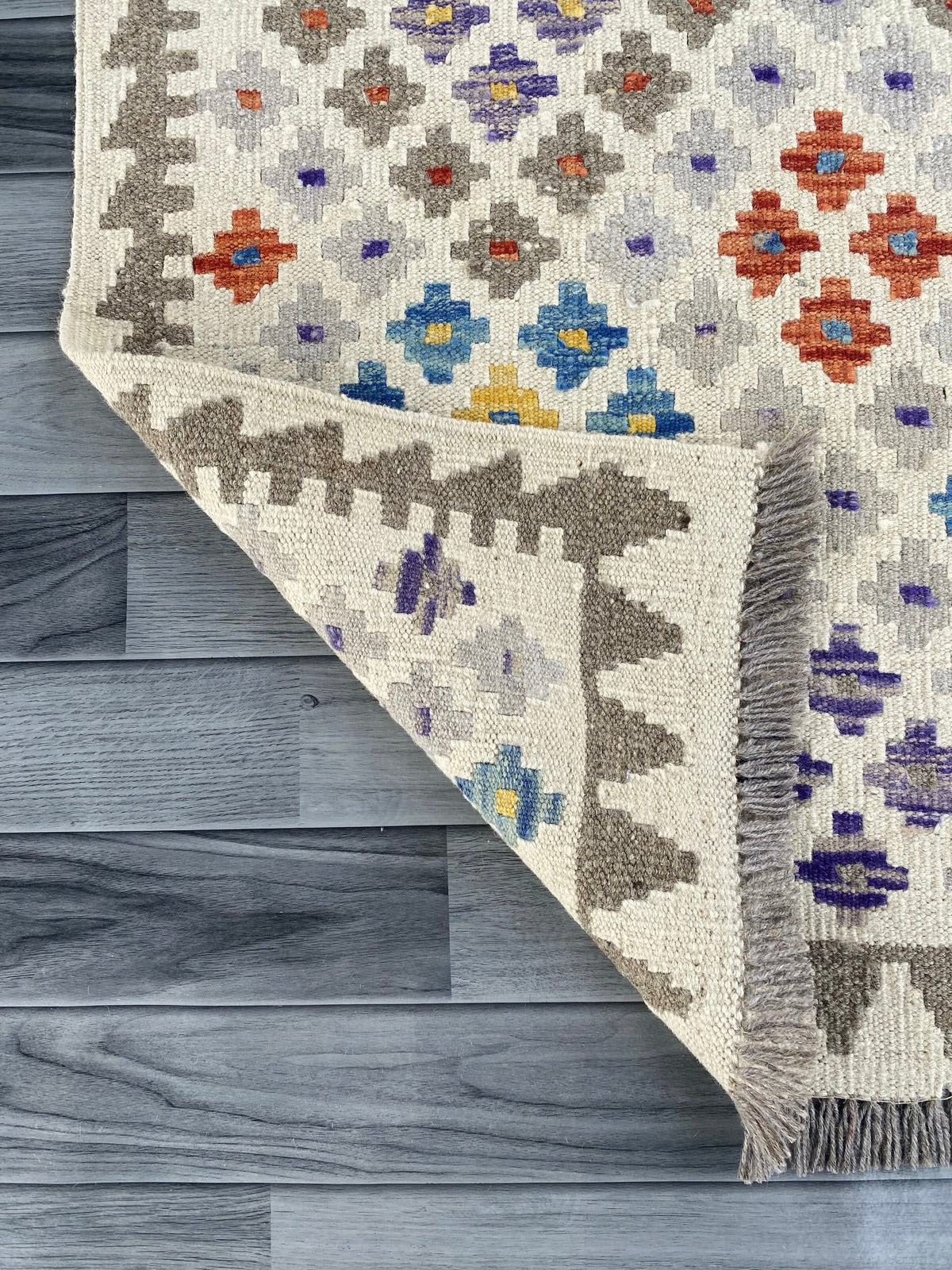 Handmade Afghan Chobi Kilim Hallway Runner Rug 288 CM x 87 CM ( SS # 173 )