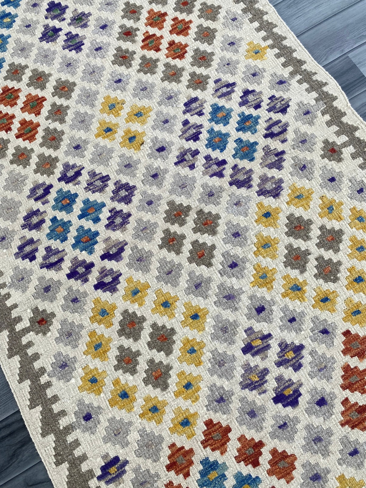 Handmade Afghan Chobi Kilim Hallway Runner Rug 288 CM x 87 CM ( SS # 173 )