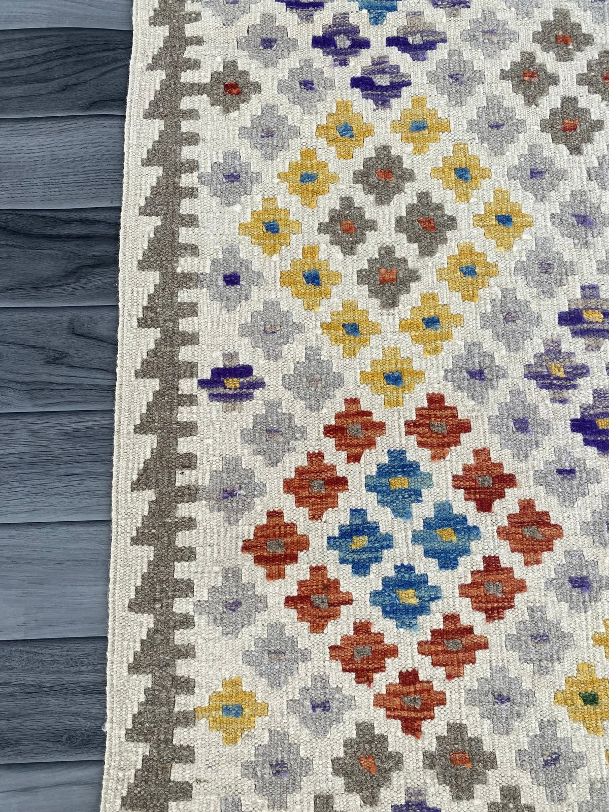 Handmade Afghan Chobi Kilim Hallway Runner Rug 288 CM x 87 CM ( SS # 173 )