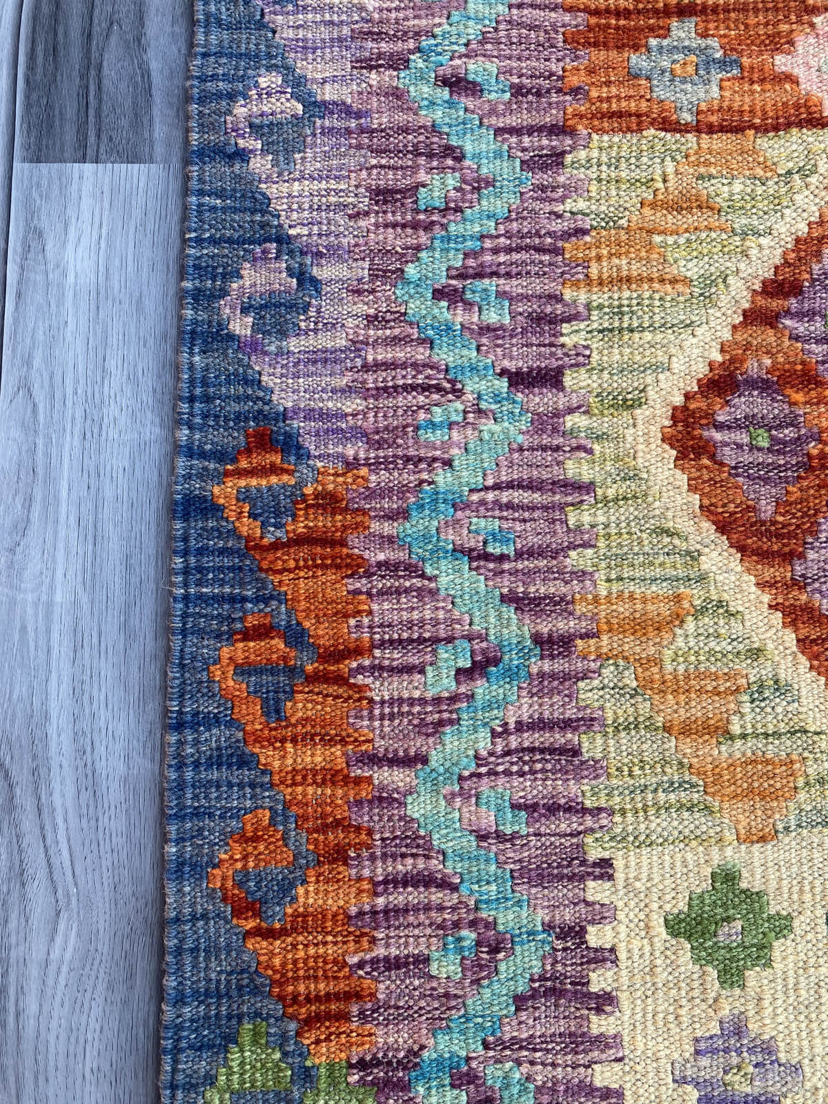 Handmade Flat Weave Kilim Rug (284 CM x 86 CM) SK#1064