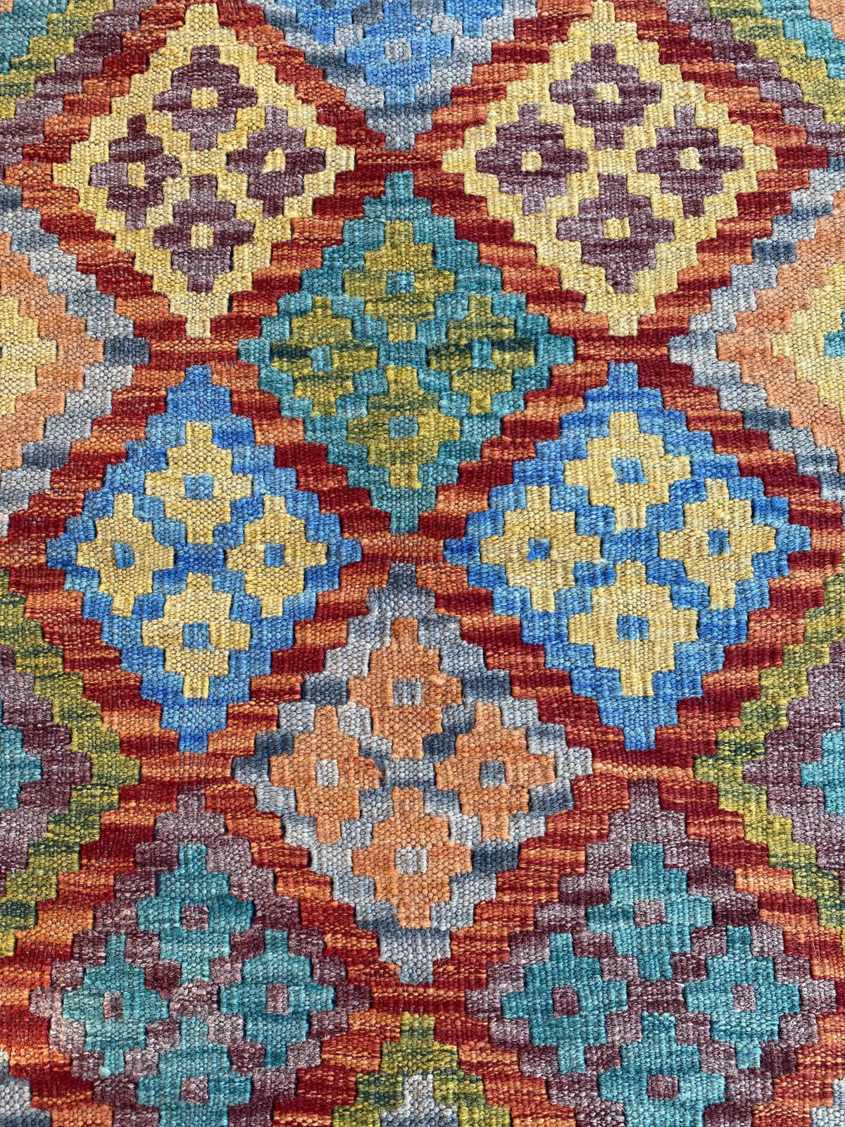 Handmade Flat Weave Kilim Rug (290 CM x 84 CM) SK#1065