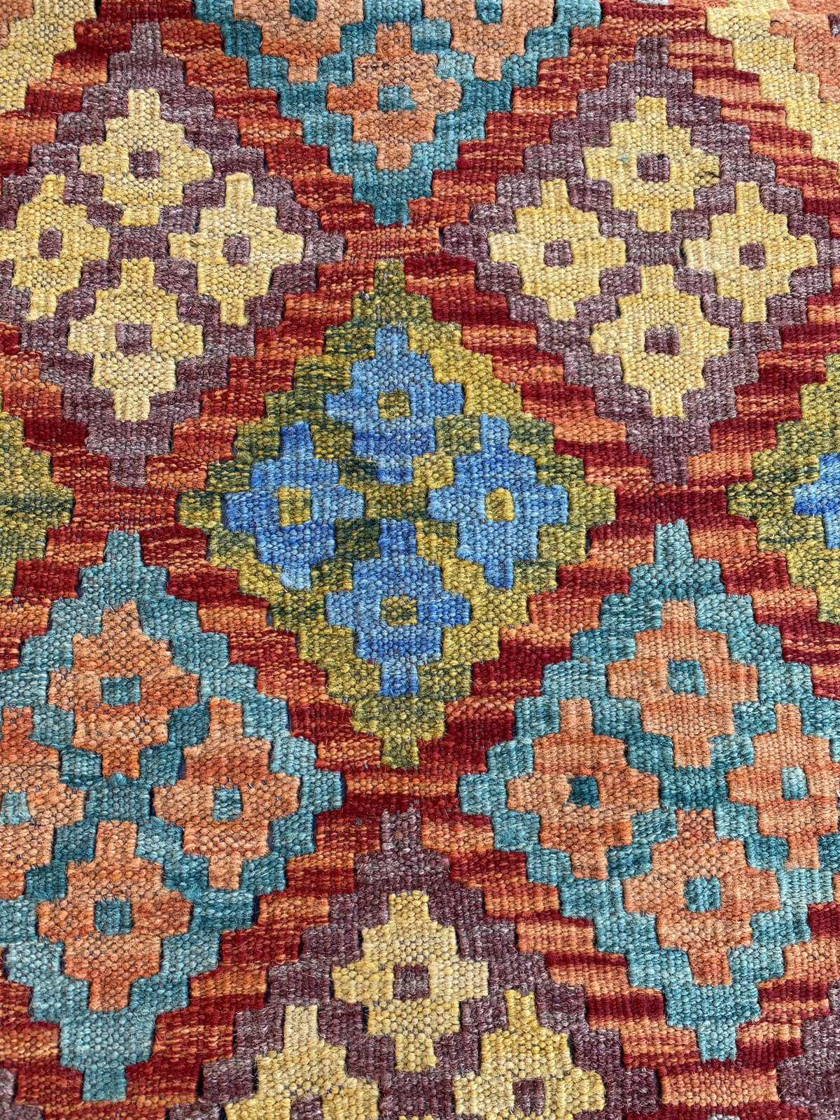 Handmade Flat Weave Kilim Rug (290 CM x 84 CM) SK#1065