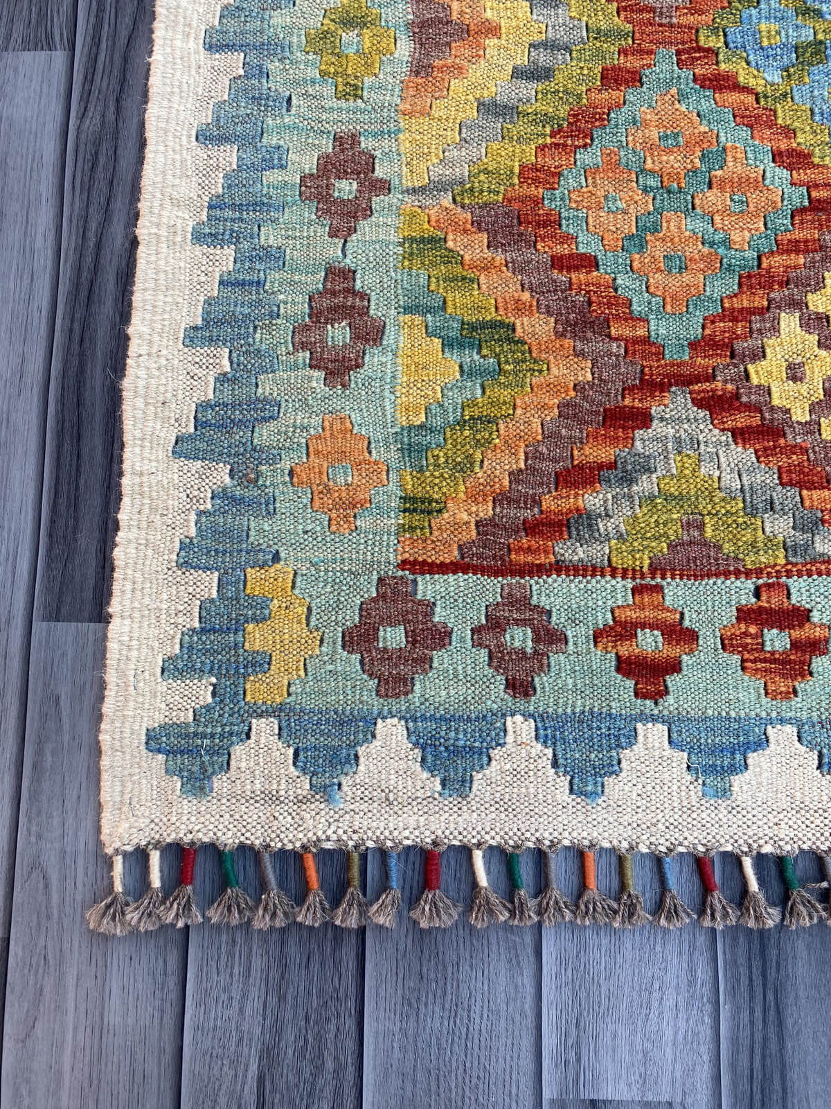 Handmade Flat Weave Kilim Rug (290 CM x 84 CM) SK#1065