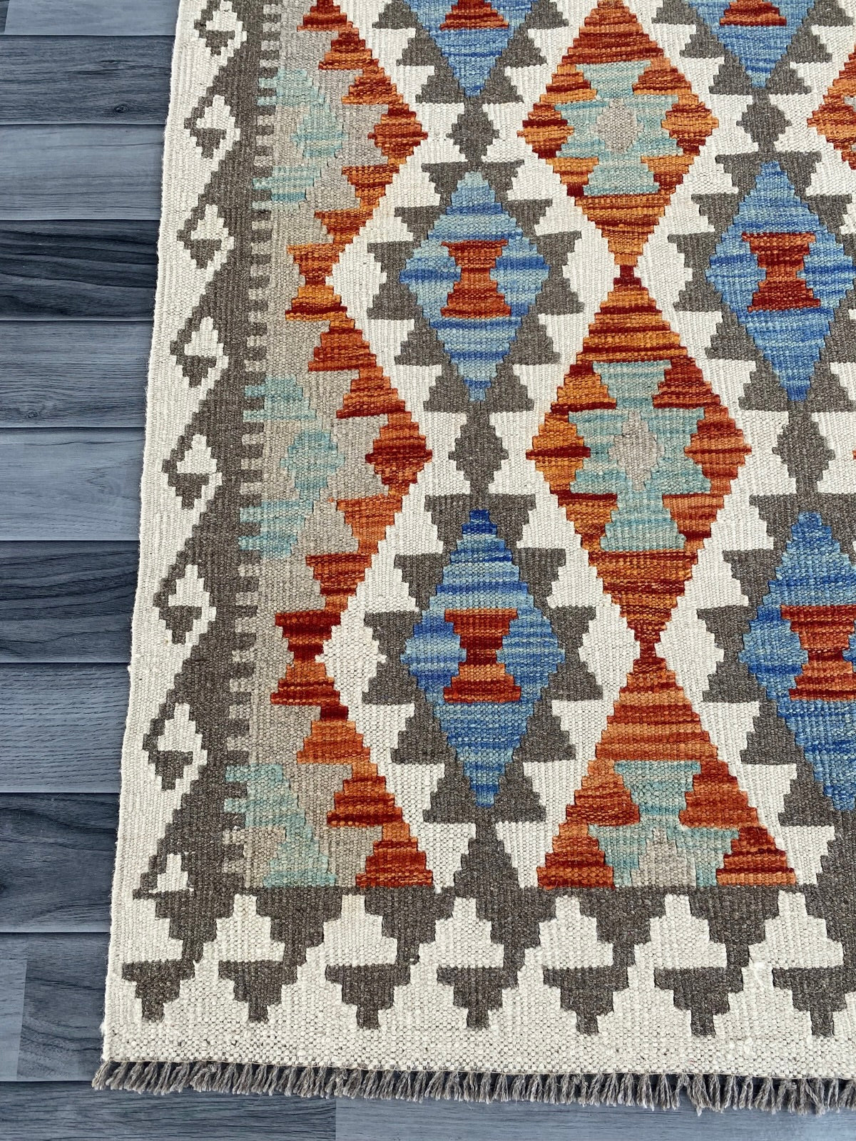 Handmade Afghan Chobi Kilim Hallway Runner Rug 295 CM x 82 CM ( SS # 171 )