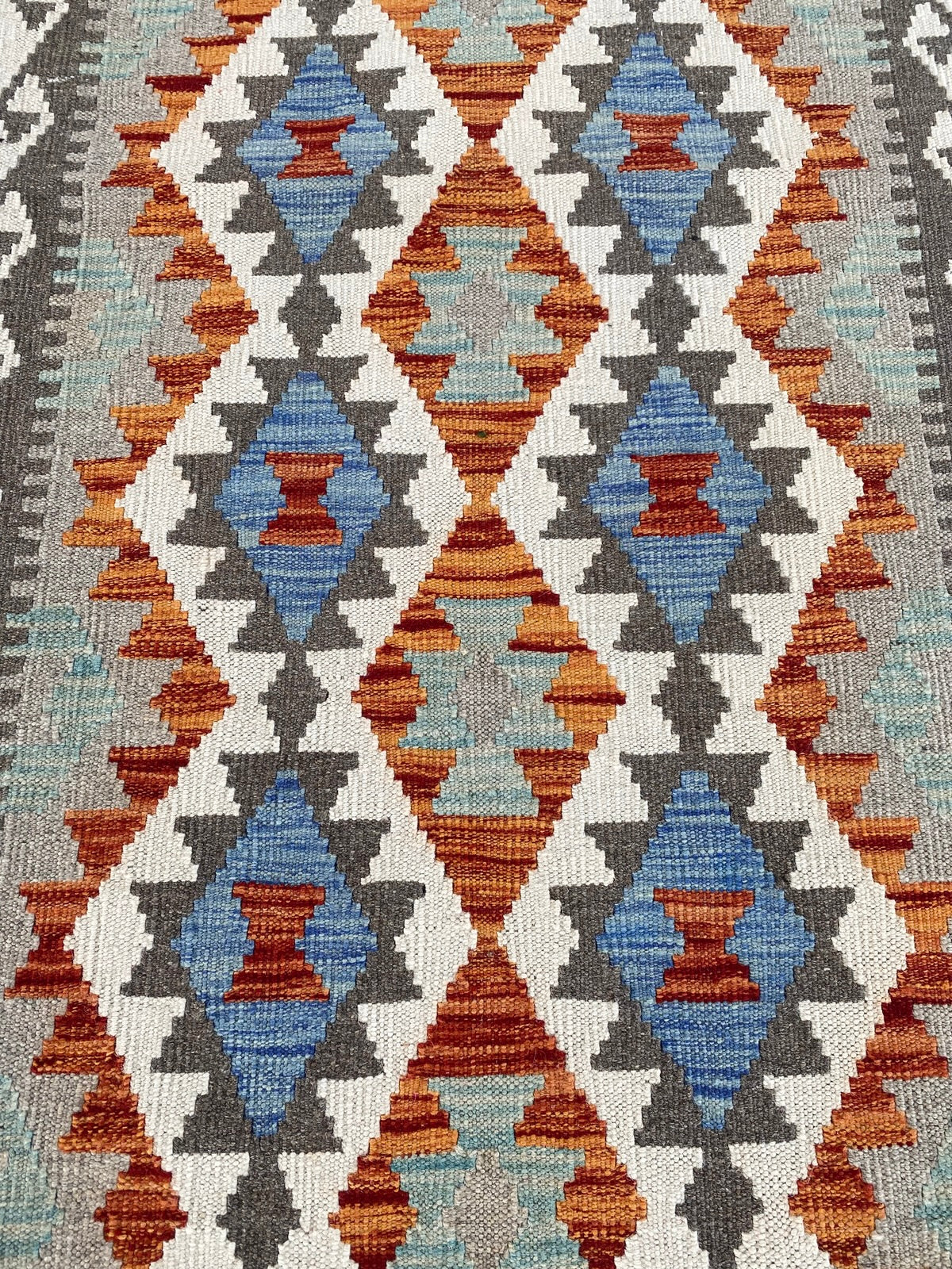 Handmade Afghan Chobi Kilim Hallway Runner Rug 295 CM x 82 CM ( SS # 171 )