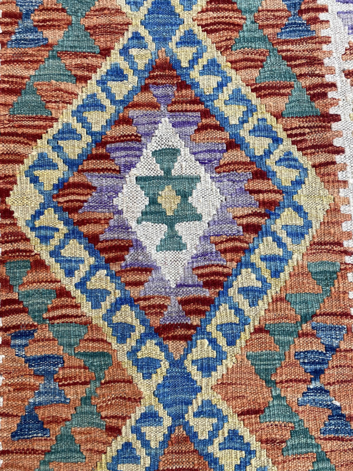 Handmade Flat Weave Kilim Rug (285 CM x 80 CM) SK#1067