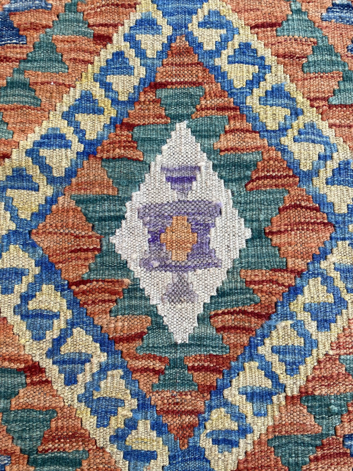 Handmade Flat Weave Kilim Rug (285 CM x 80 CM) SK#1067