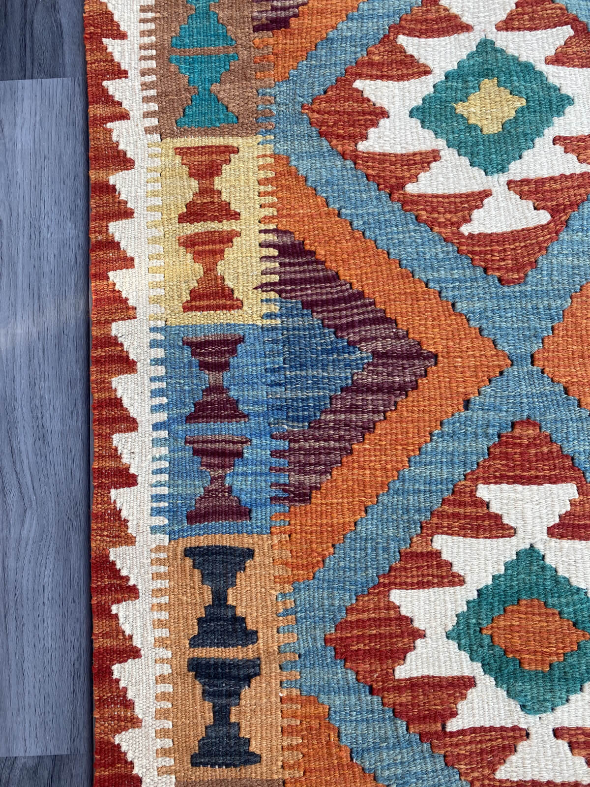 Handmade Flat Weave Kilim Rug (203 CM x 72 CM) SK#1069