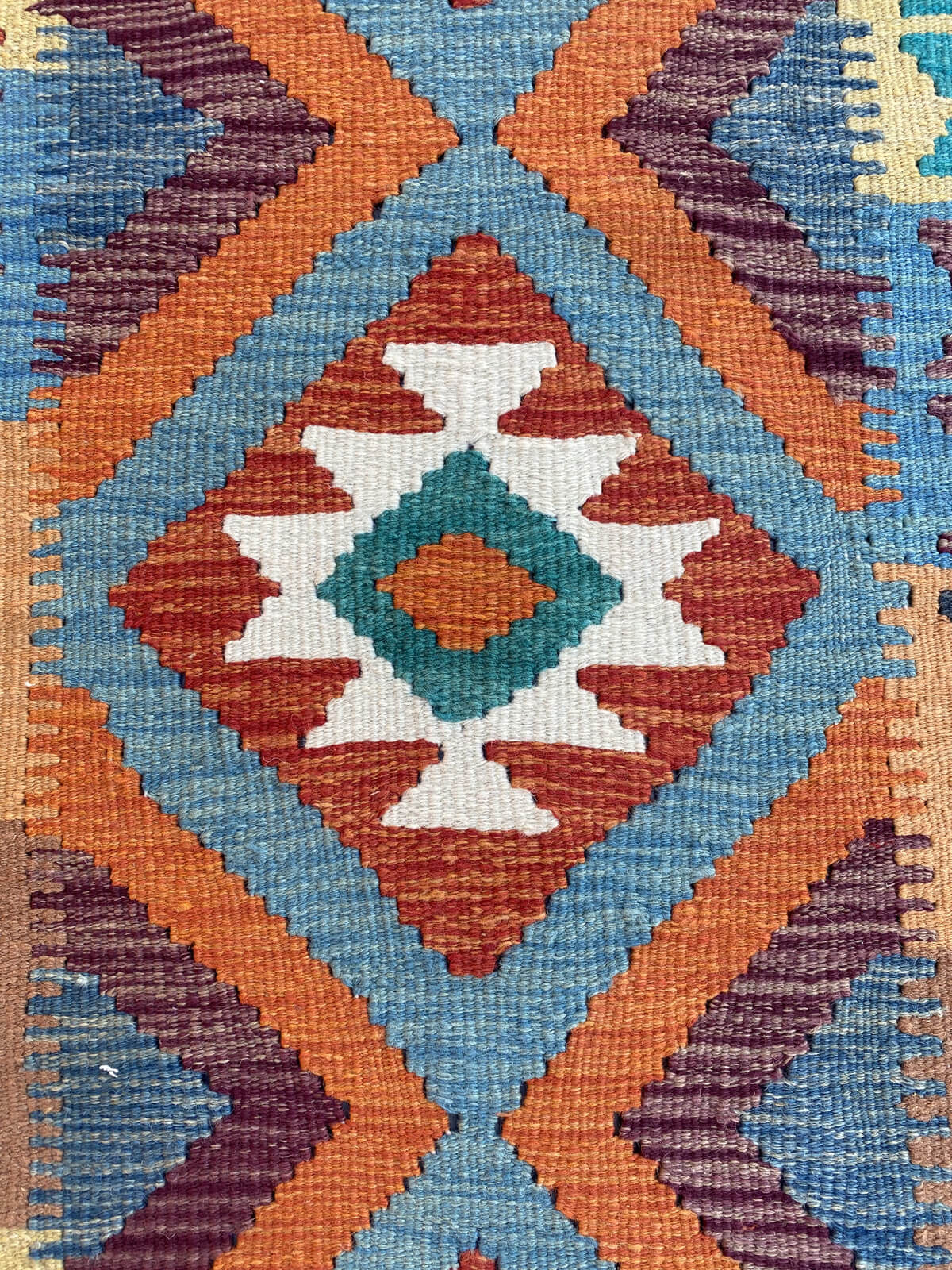 Handmade Flat Weave Kilim Rug (203 CM x 72 CM) SK#1069