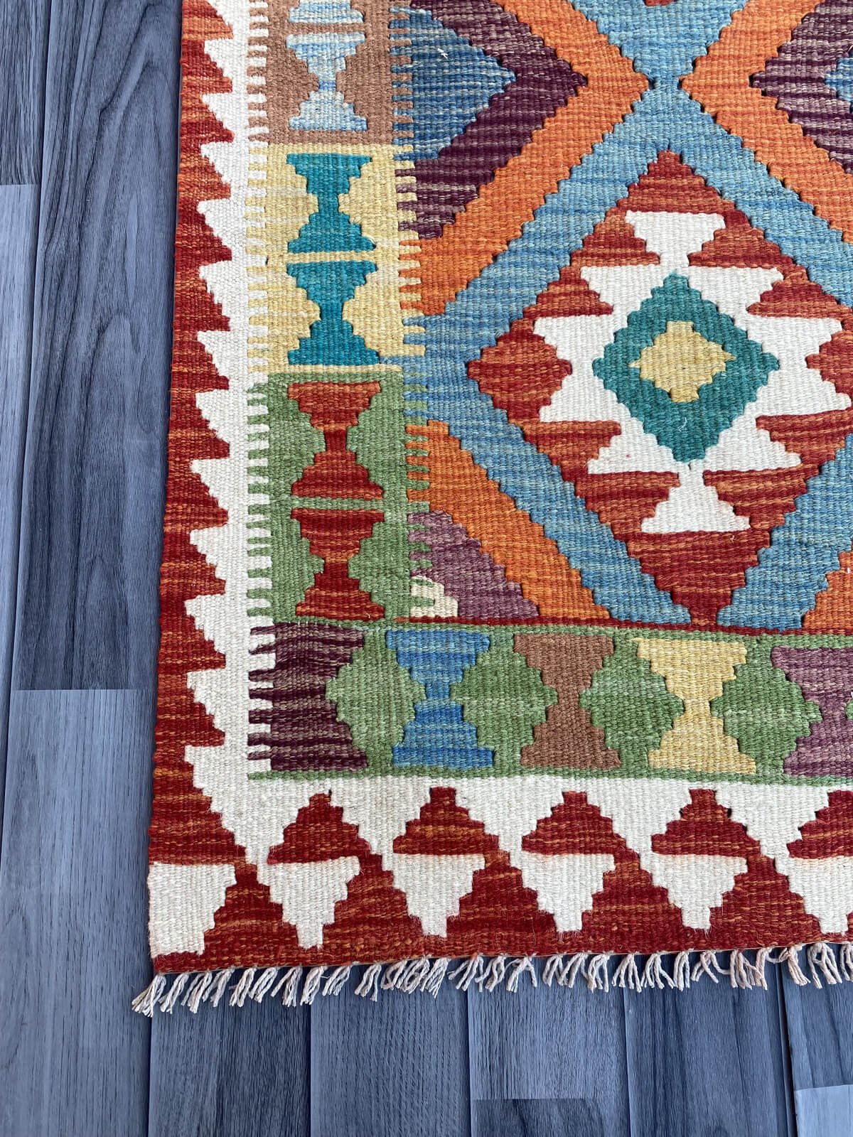 Handmade Flat Weave Kilim Rug (203 CM x 72 CM) SK#1069