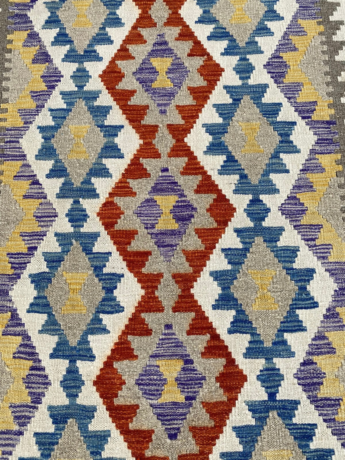 Handmade Afghan Chobi Kilim Hallway Runner Rug 198 CM x 81 CM ( SS # 166 )