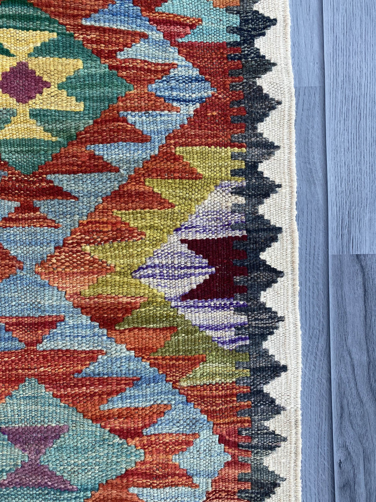 Handmade Flat Weave Kilim Rug (198 CM x 70 CM) SK#1070