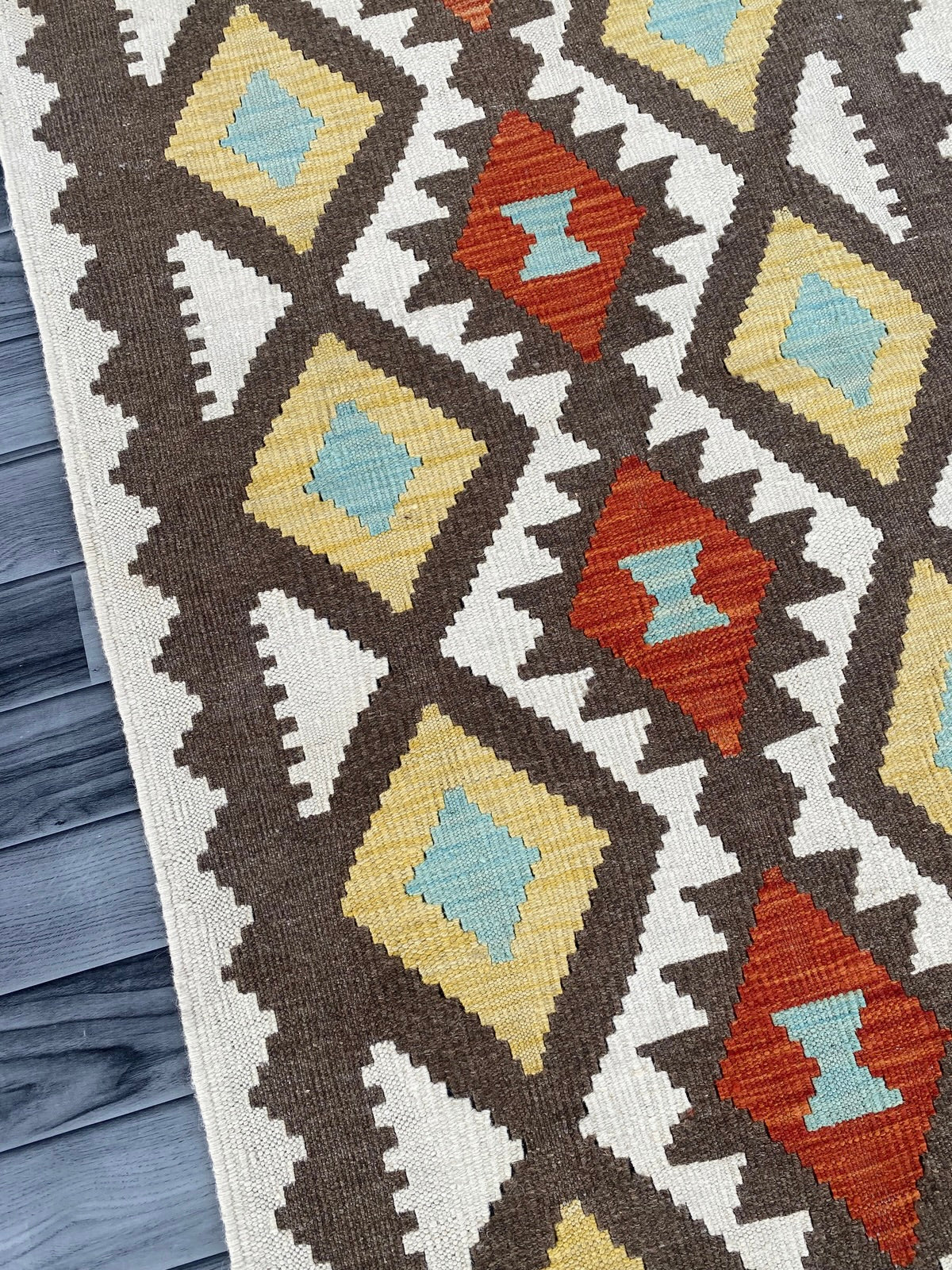 Handmade Afghan Chobi Kilim Hallway Runner Rug 213 CM x 80 CM ( SS # 165 )