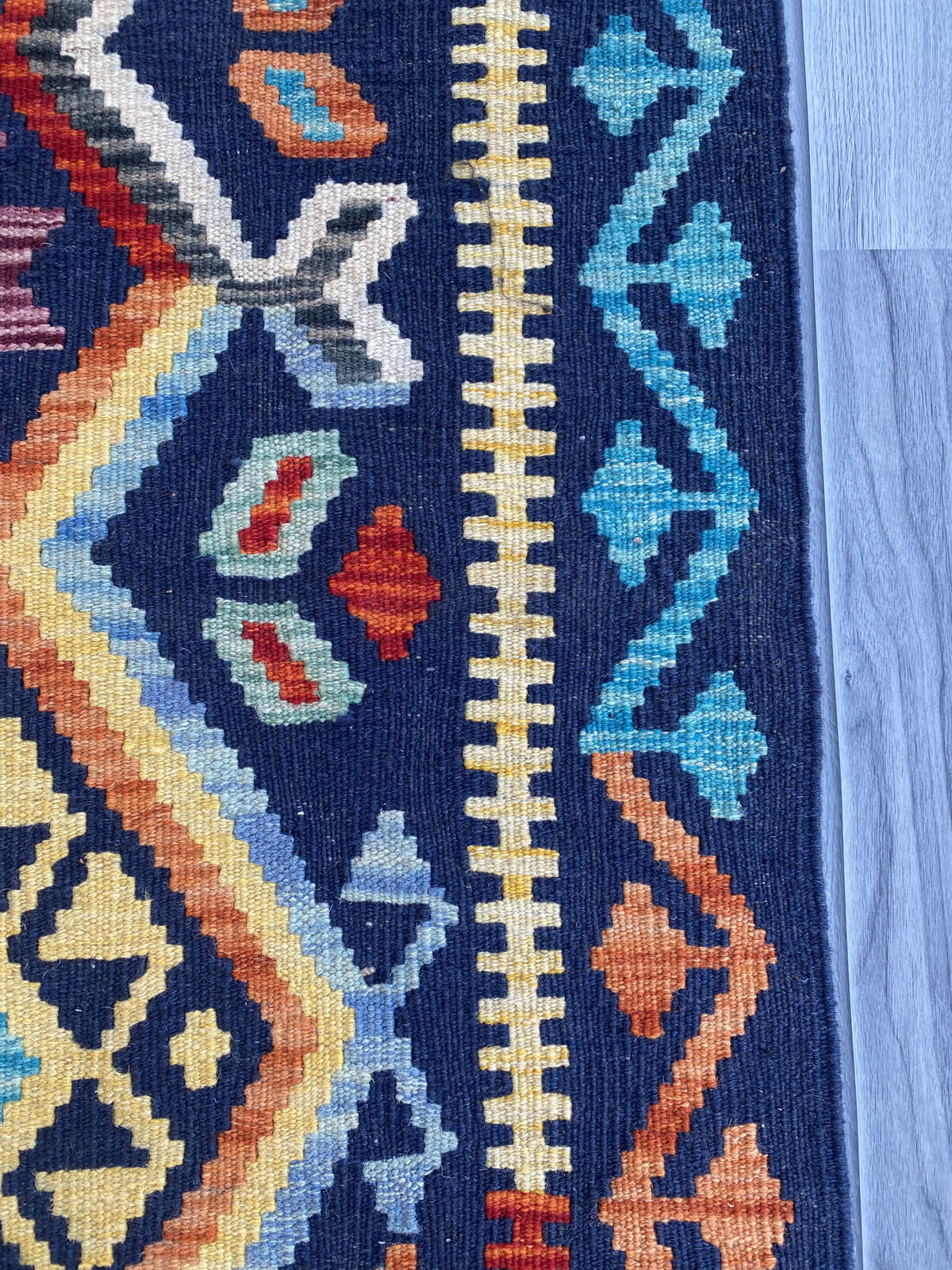Handmade Flat Weave Kilim Rug (290 CM x 81 CM) SK#1071