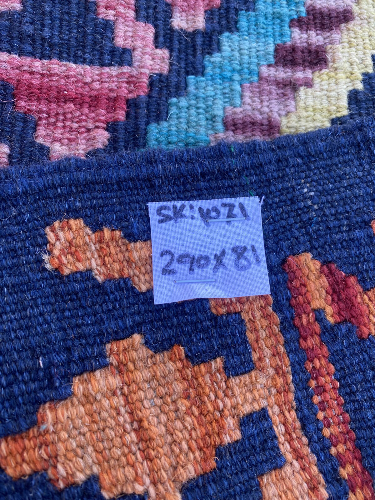 Handmade Flat Weave Kilim Rug (290 CM x 81 CM) SK#1071
