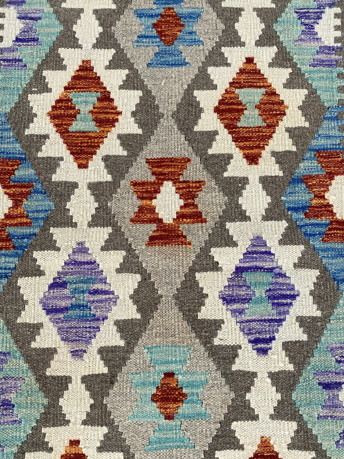 Handmade Afghan Chobi Kilim Hallway Runner Rug 196 CM x 81 CM ( SS # 164 )