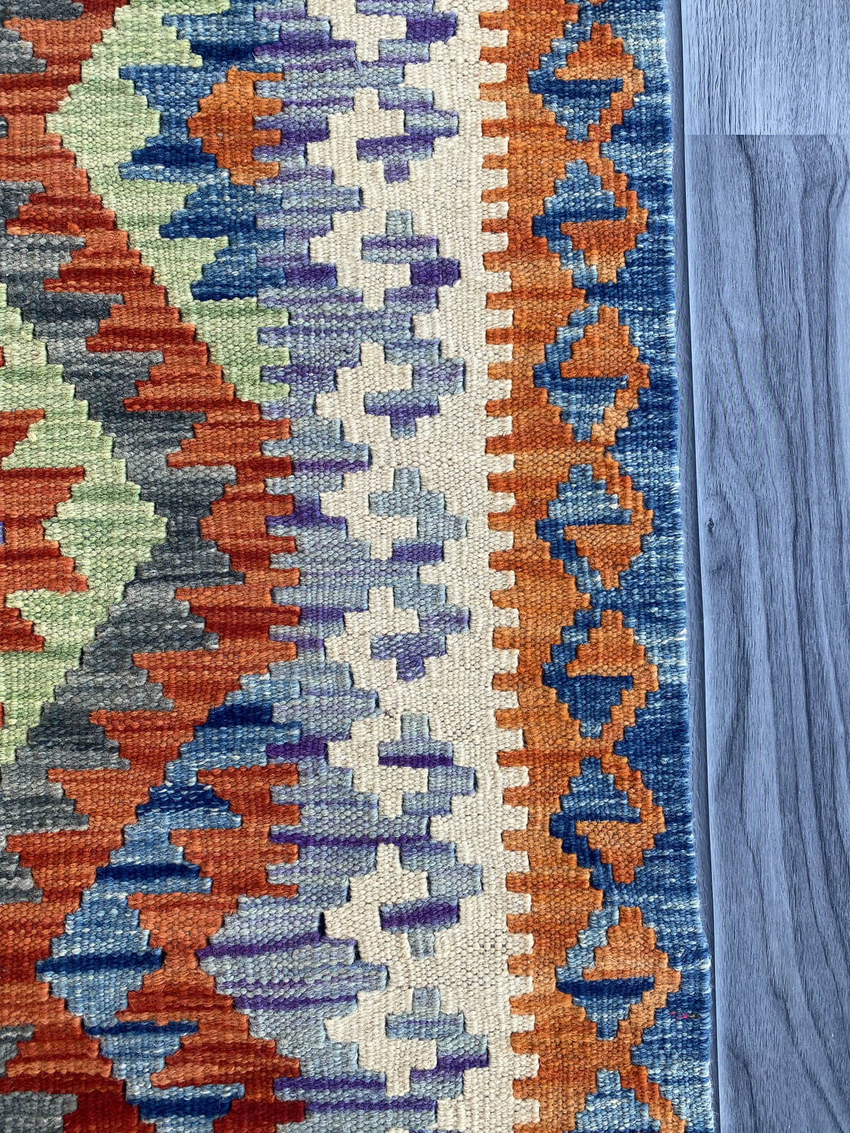 Handmade Flat Weave Kilim Rug (204 CM x 74 CM) SK#1072