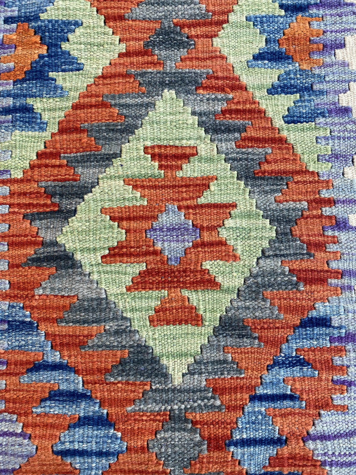 Handmade Flat Weave Kilim Rug (204 CM x 74 CM) SK#1072