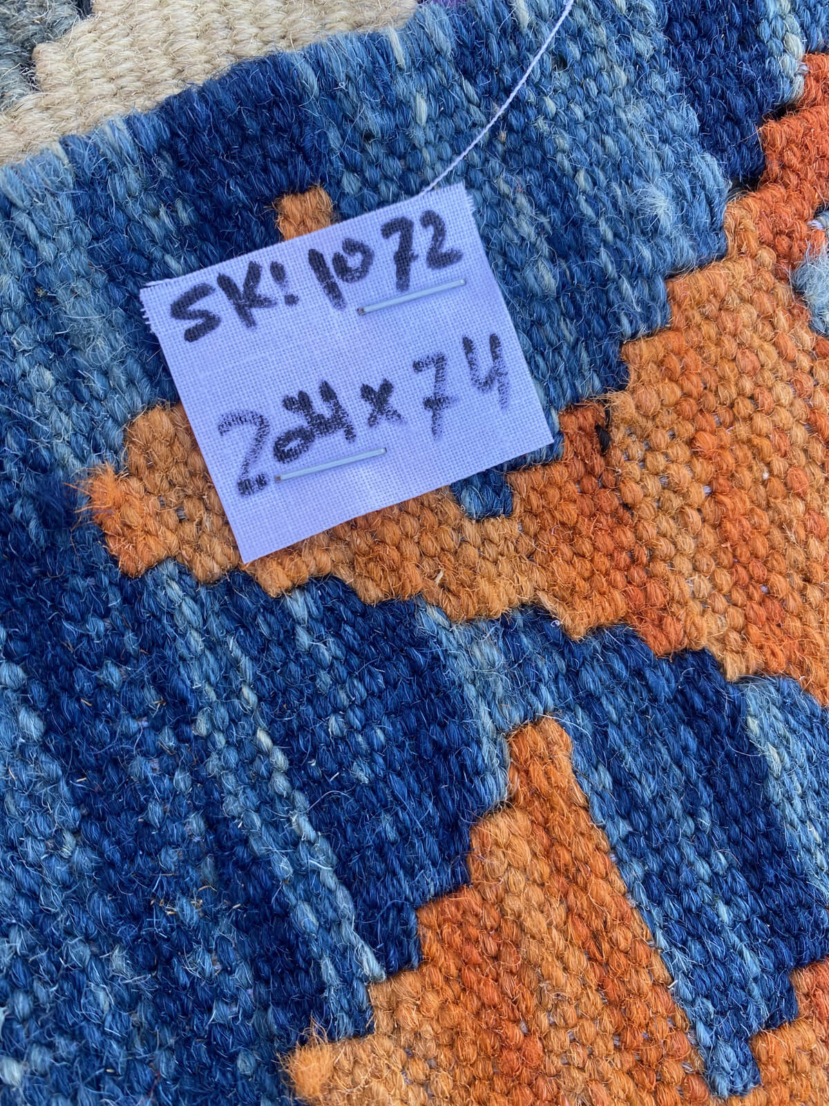 Handmade Flat Weave Kilim Rug (204 CM x 74 CM) SK#1072