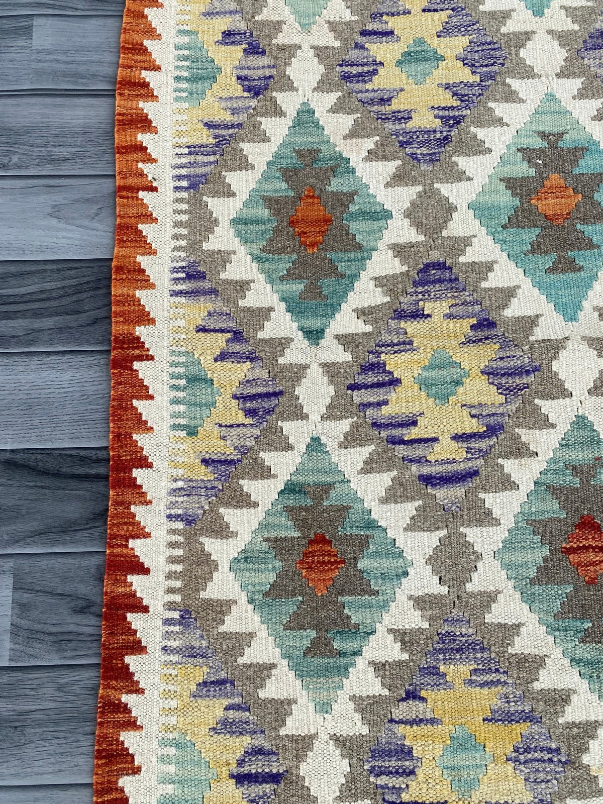 Handmade Afghan Chobi Kilim Hallway Runner Rug 195 CM x 70 CM ( SS # 163 )