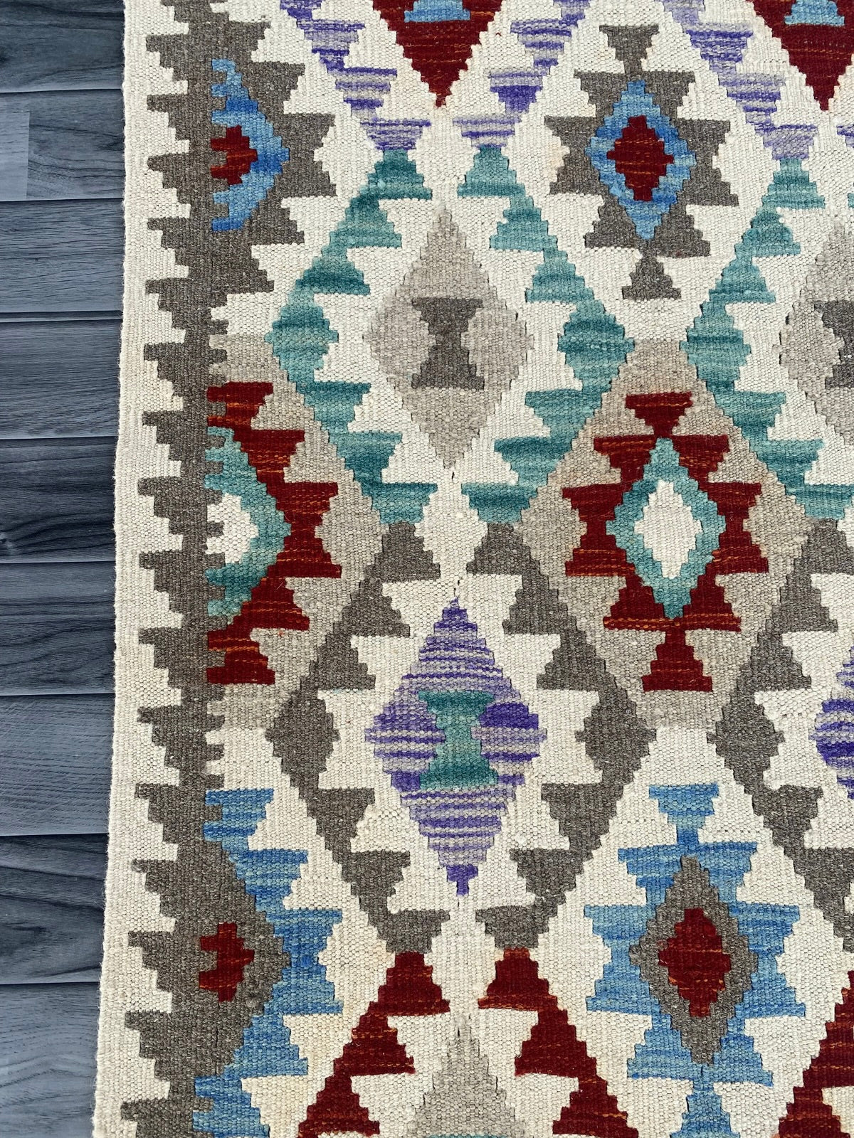 Handmade Afghan Chobi Kilim Hallway Runner Rug 200 CM x 81 CM ( SS # 161 )