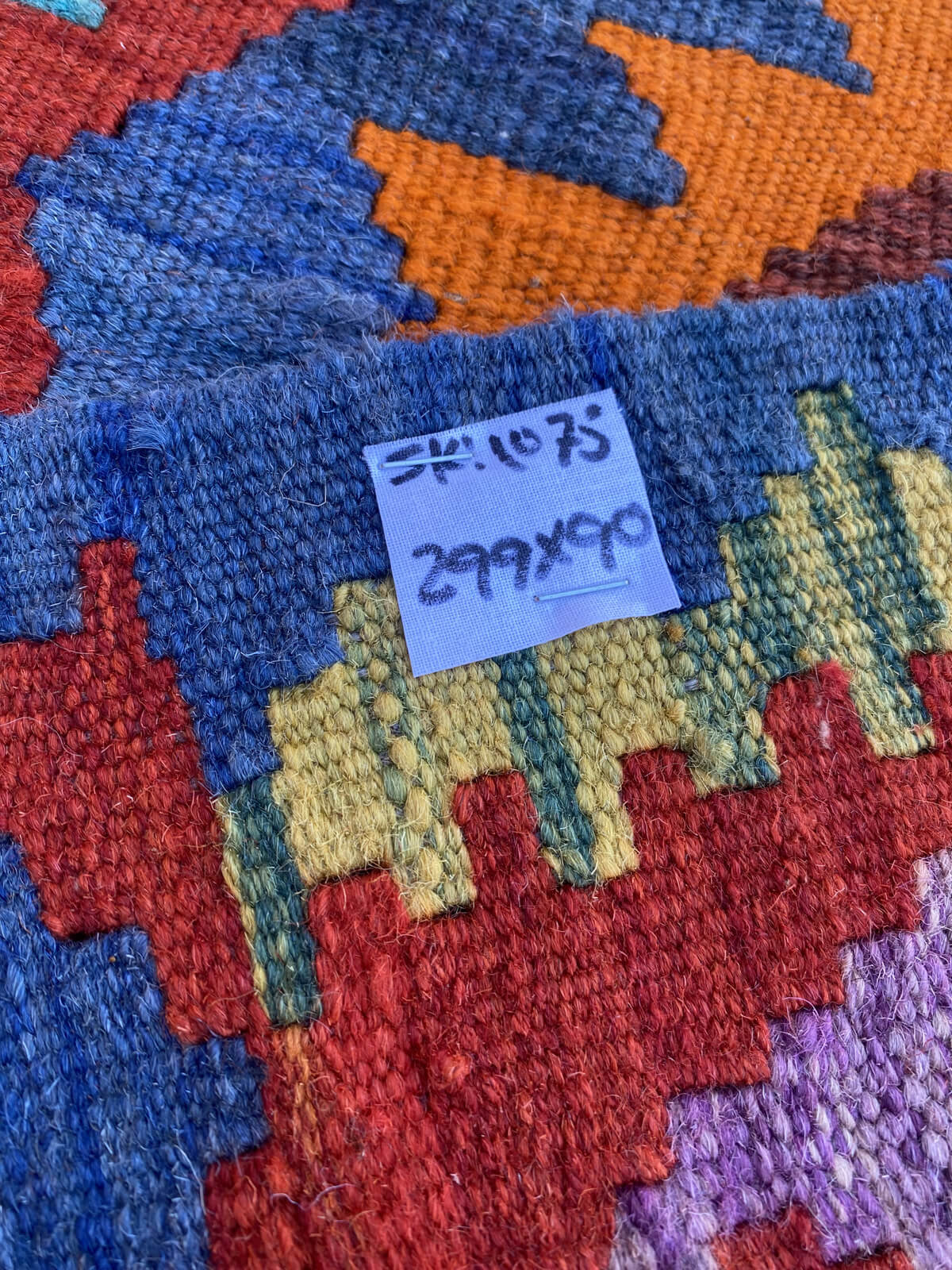 Handmade Flat Weave Kilim Rug (300 CM x 90 CM) SK#1075