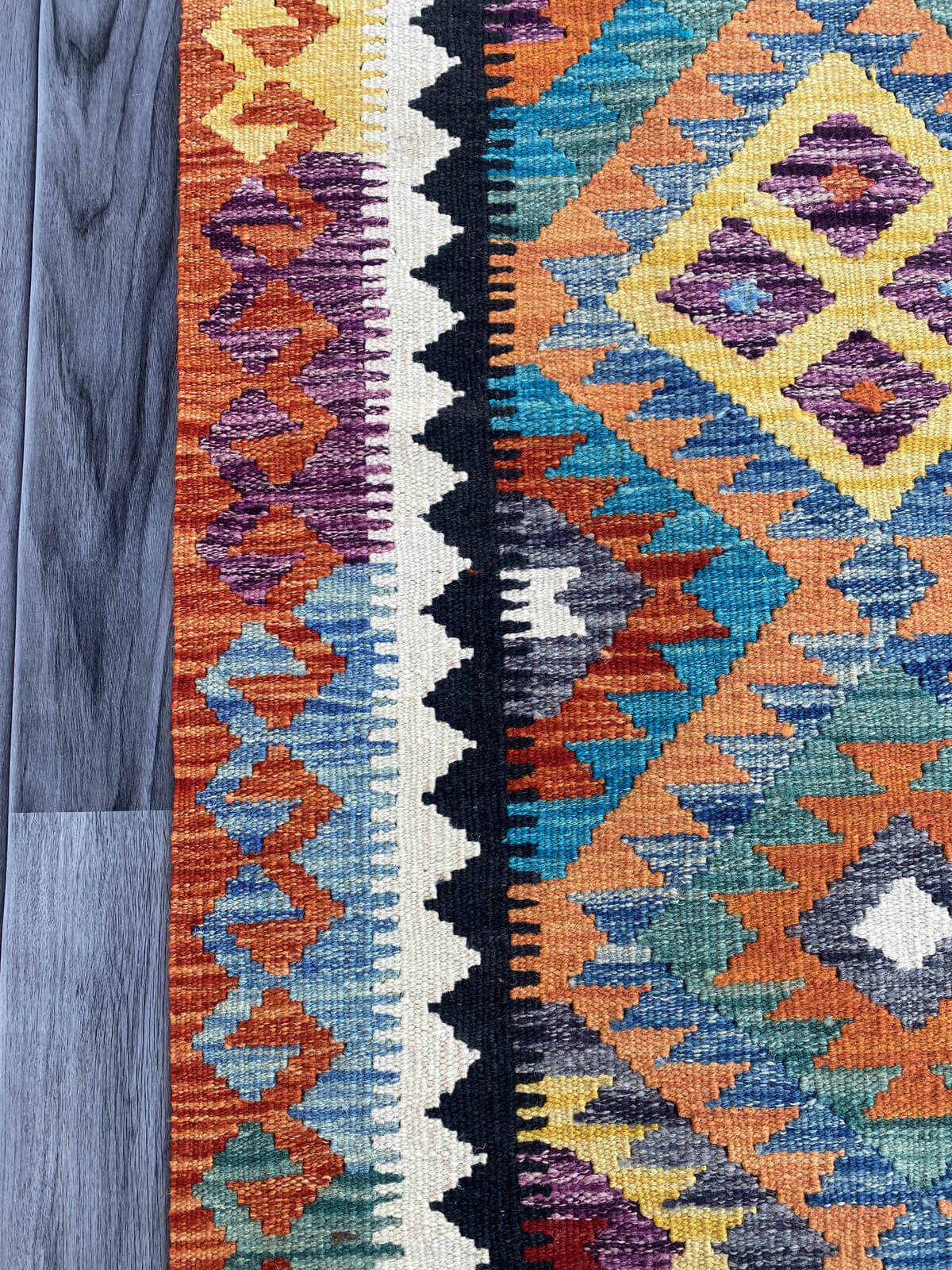 Handmade Flat Weave Kilim Rug (300 CM x 80 CM) SK#1076