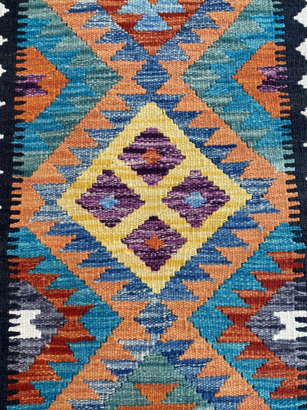 Handmade Flat Weave Kilim Rug (300 CM x 80 CM) SK#1076