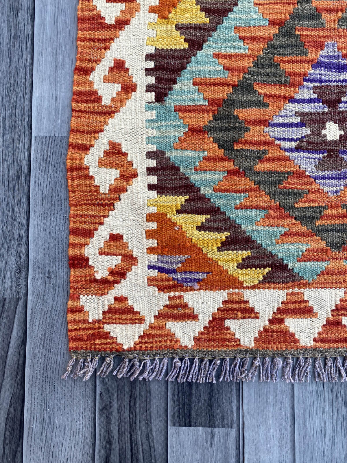 Handmade Flat Weave Kilim Rug (200 CM x 70 CM) SK#1079