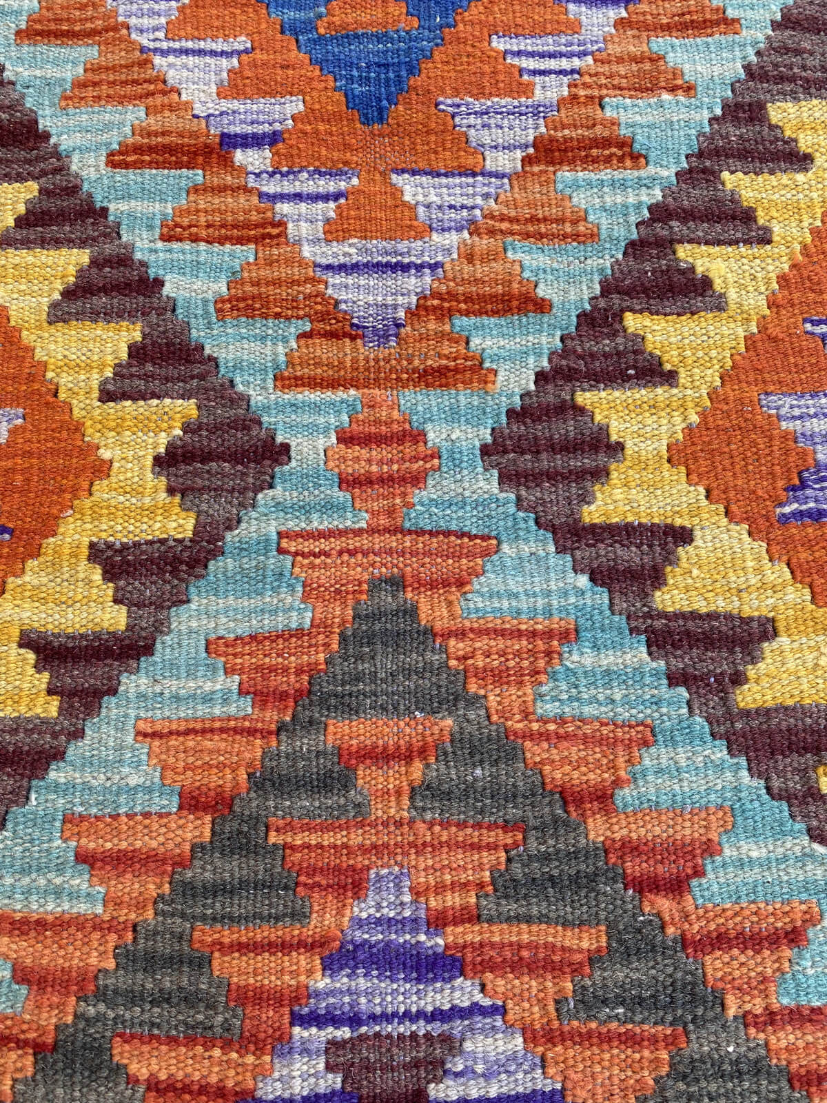 Handmade Flat Weave Kilim Rug (200 CM x 70 CM) SK#1079