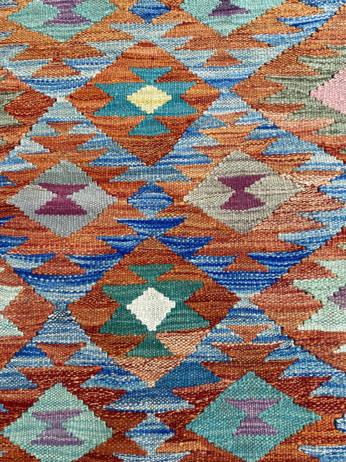 Handmade Flat Weave Kilim Rug (194 CM x 75 CM) SK#1081