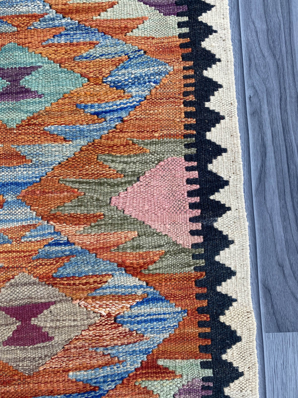 Handmade Flat Weave Kilim Rug (194 CM x 75 CM) SK#1081