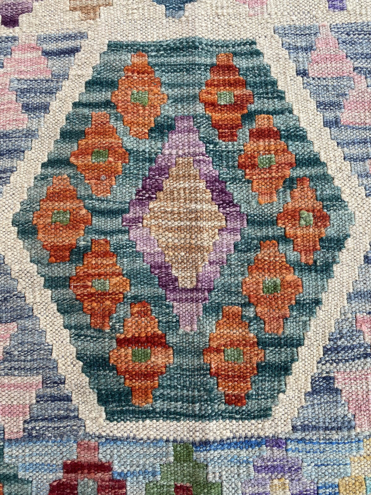 Handmade Flat Weave Kilim Rug (300 CM x 82 CM) SK#1082