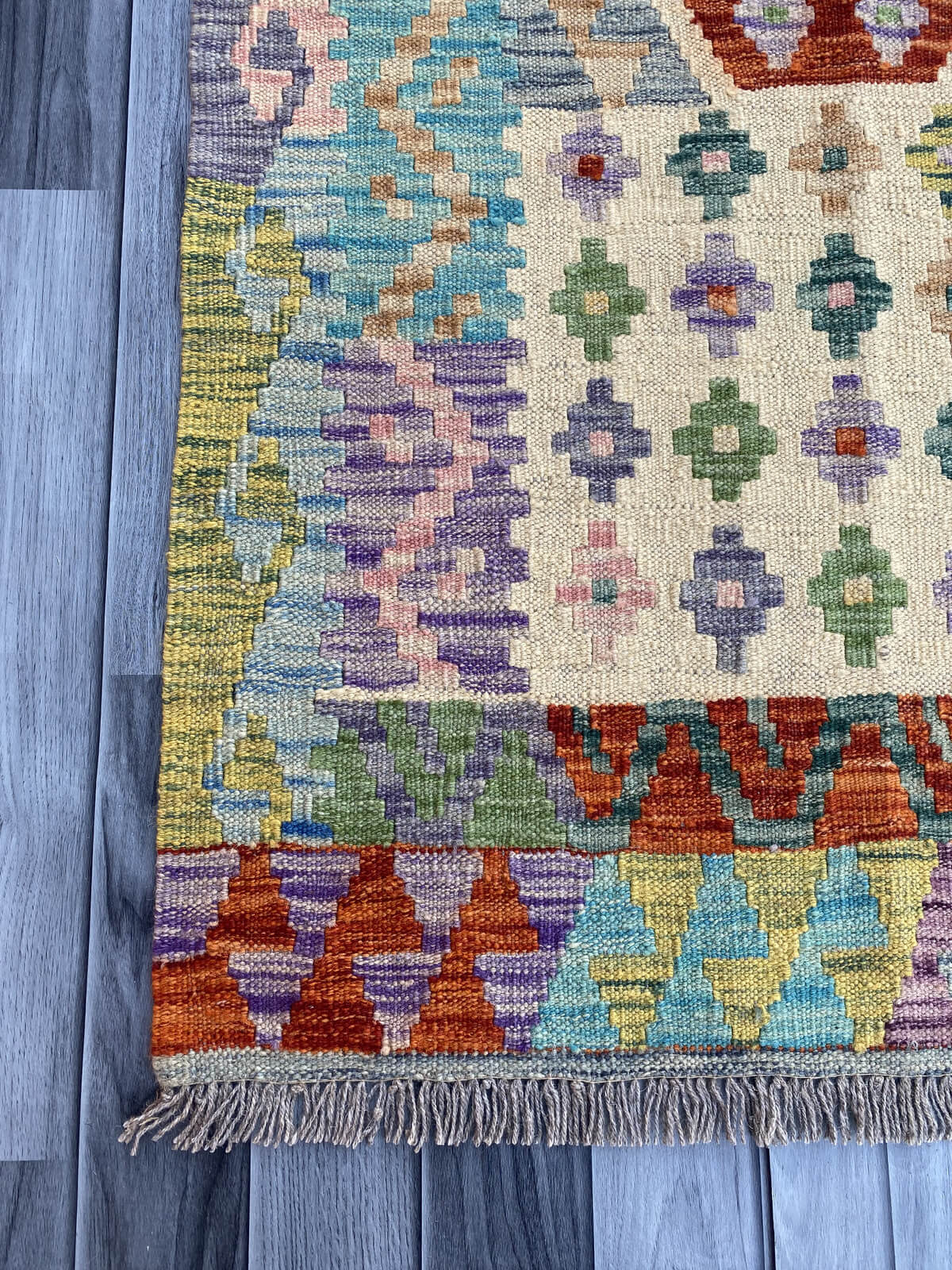 Handmade Flat Weave Kilim Rug (300 CM x 82 CM) SK#1082
