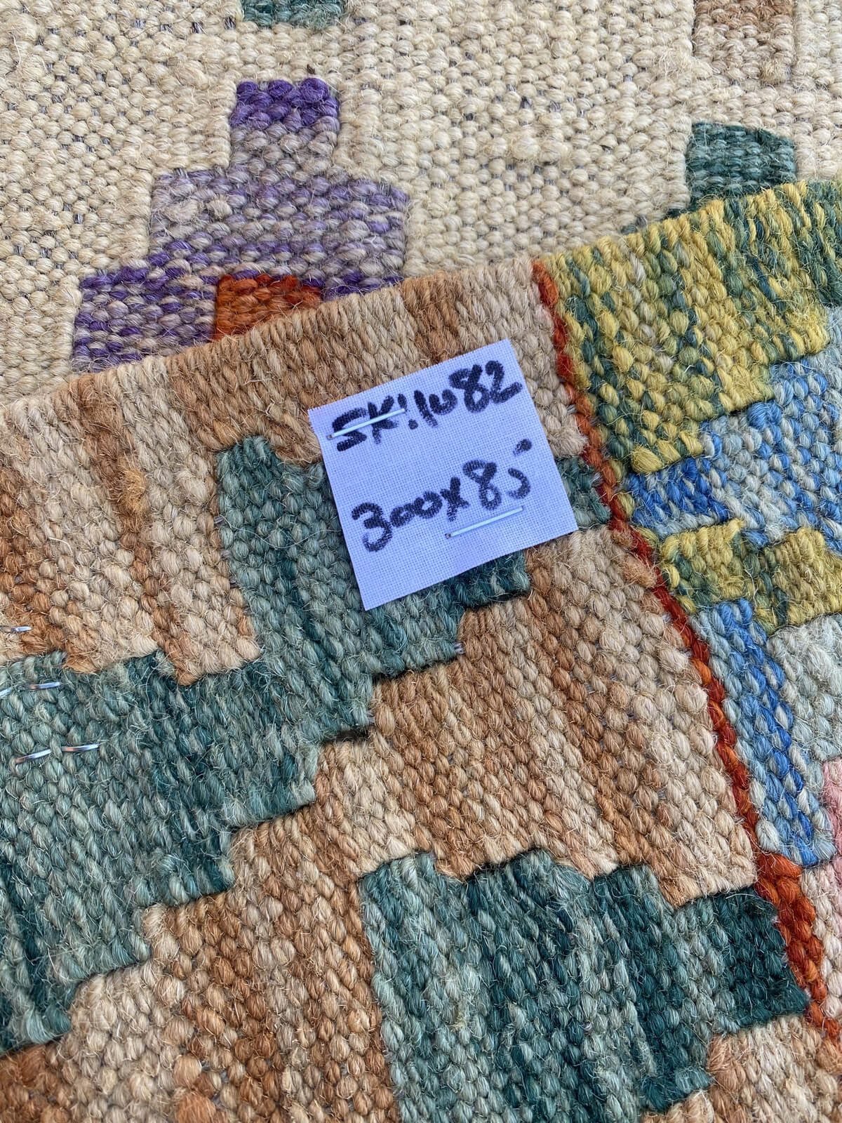 Handmade Flat Weave Kilim Rug (300 CM x 82 CM) SK#1082