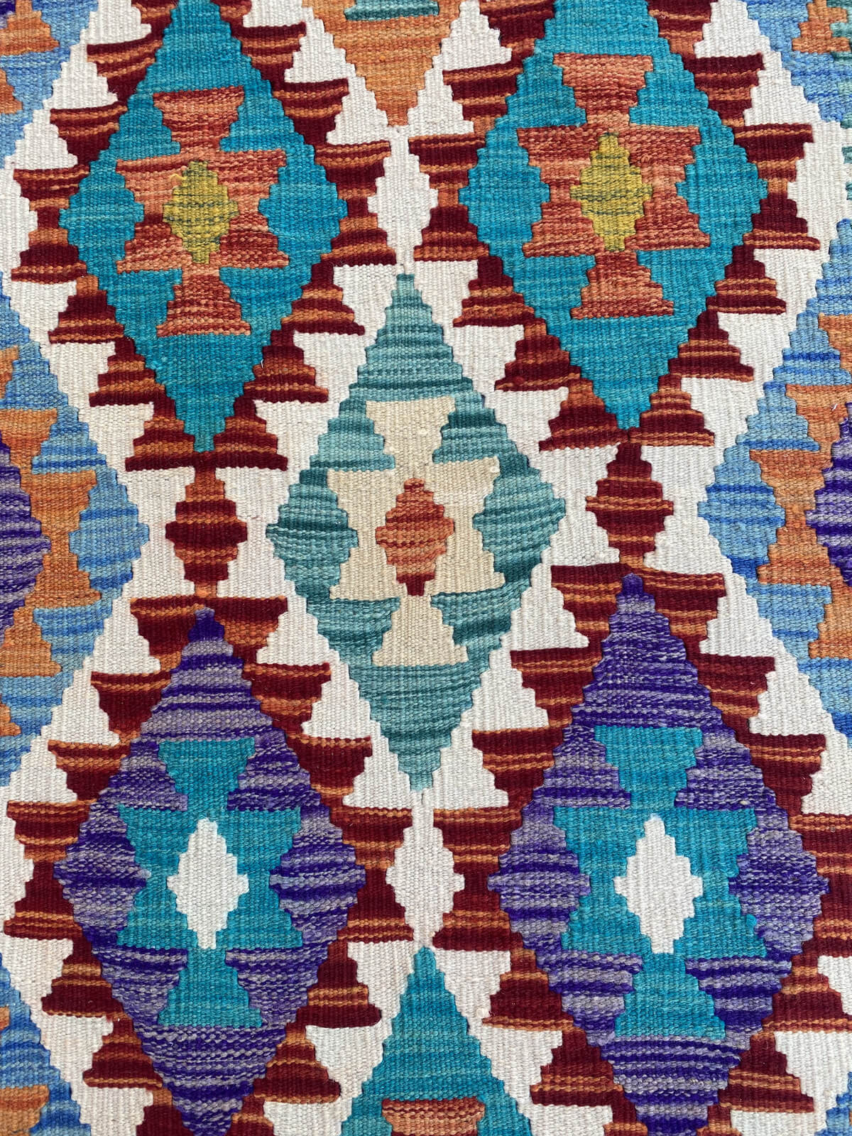 Handmade Flat Weave Kilim Rug (201 CM x 72 CM) SK#1083