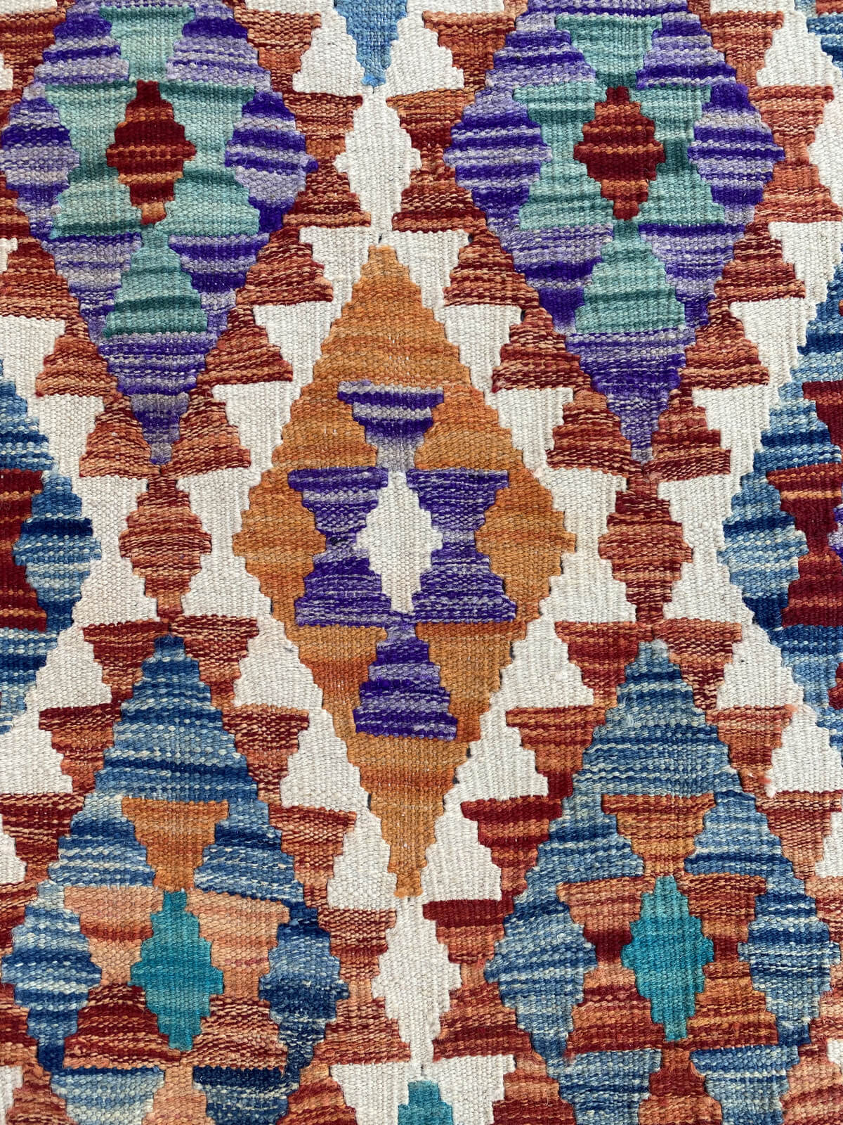 Handmade Flat Weave Kilim Rug (195 CM x 70 CM) SK#1084