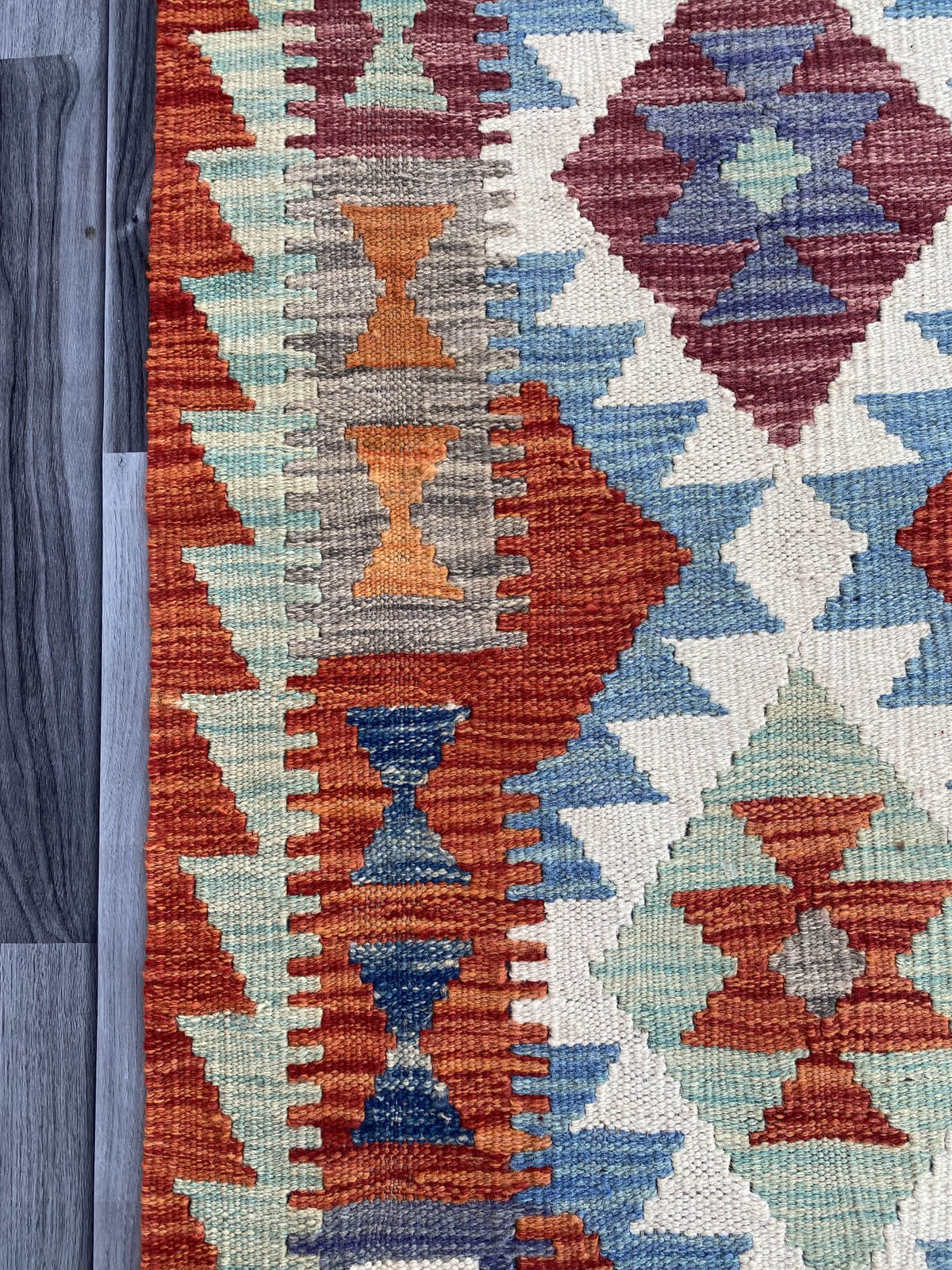 Handmade Flat Weave Kilim Rug (194 CM x 70 CM) SK#1085