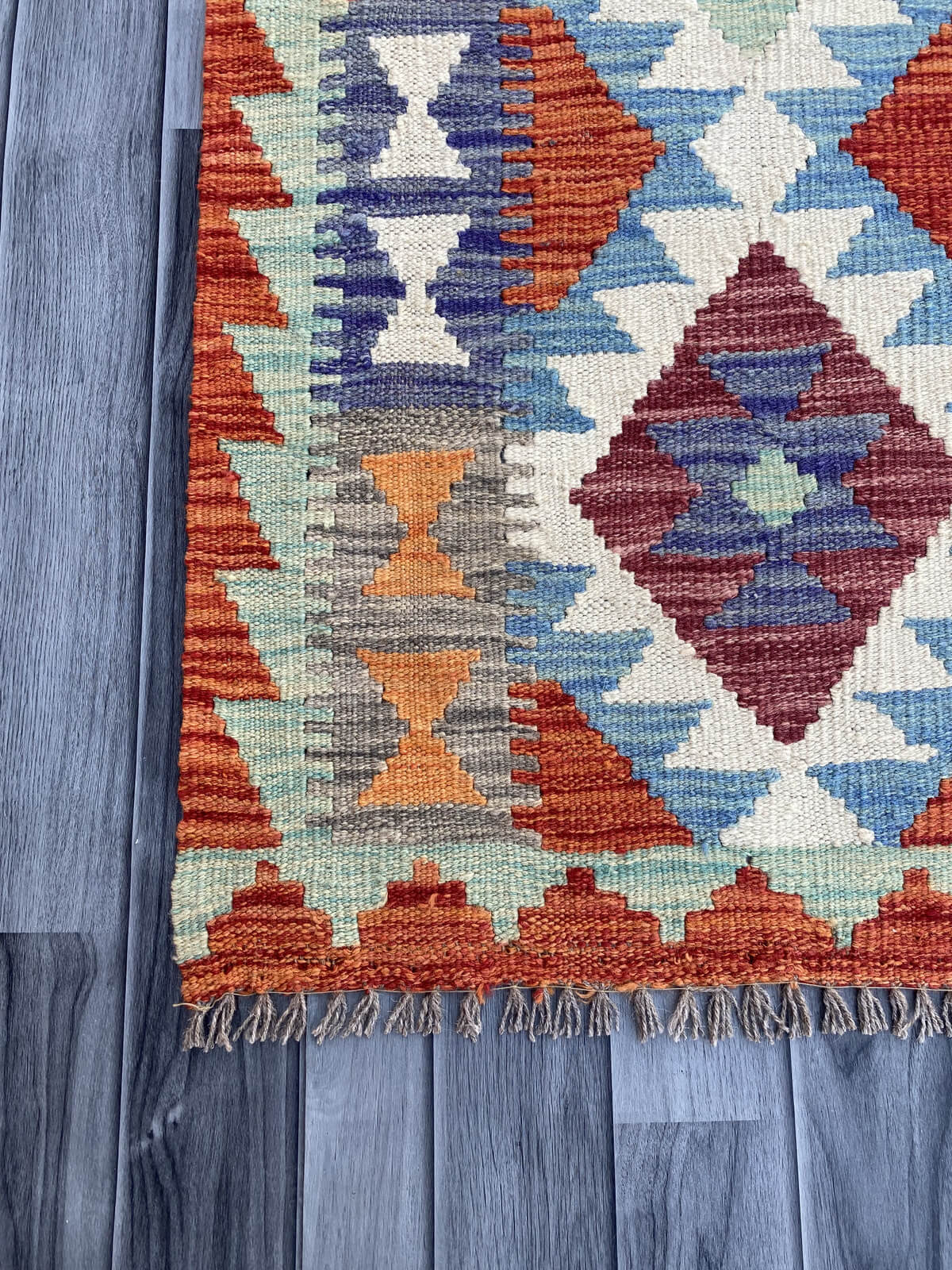 Handmade Flat Weave Kilim Rug (194 CM x 70 CM) SK#1085
