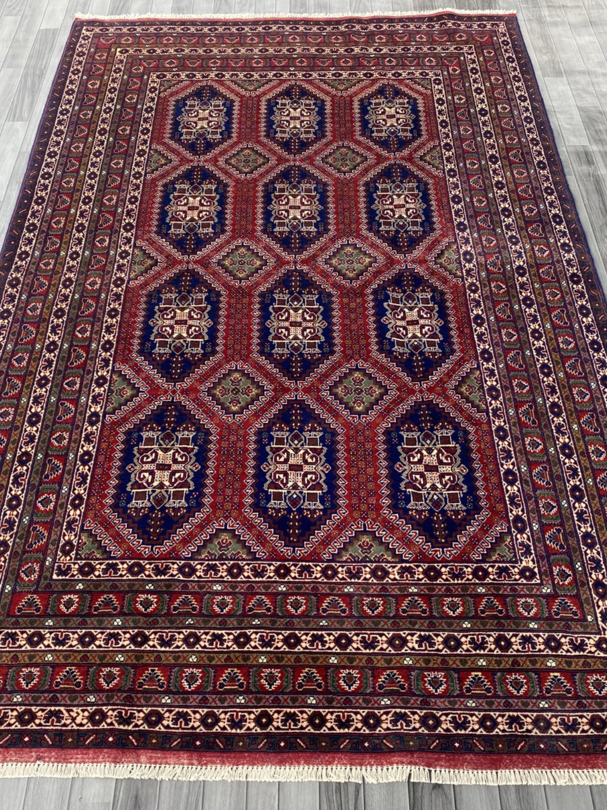 Handmade Afghan Traditional Wool Rug 320 cm x 207 cm SK#1136