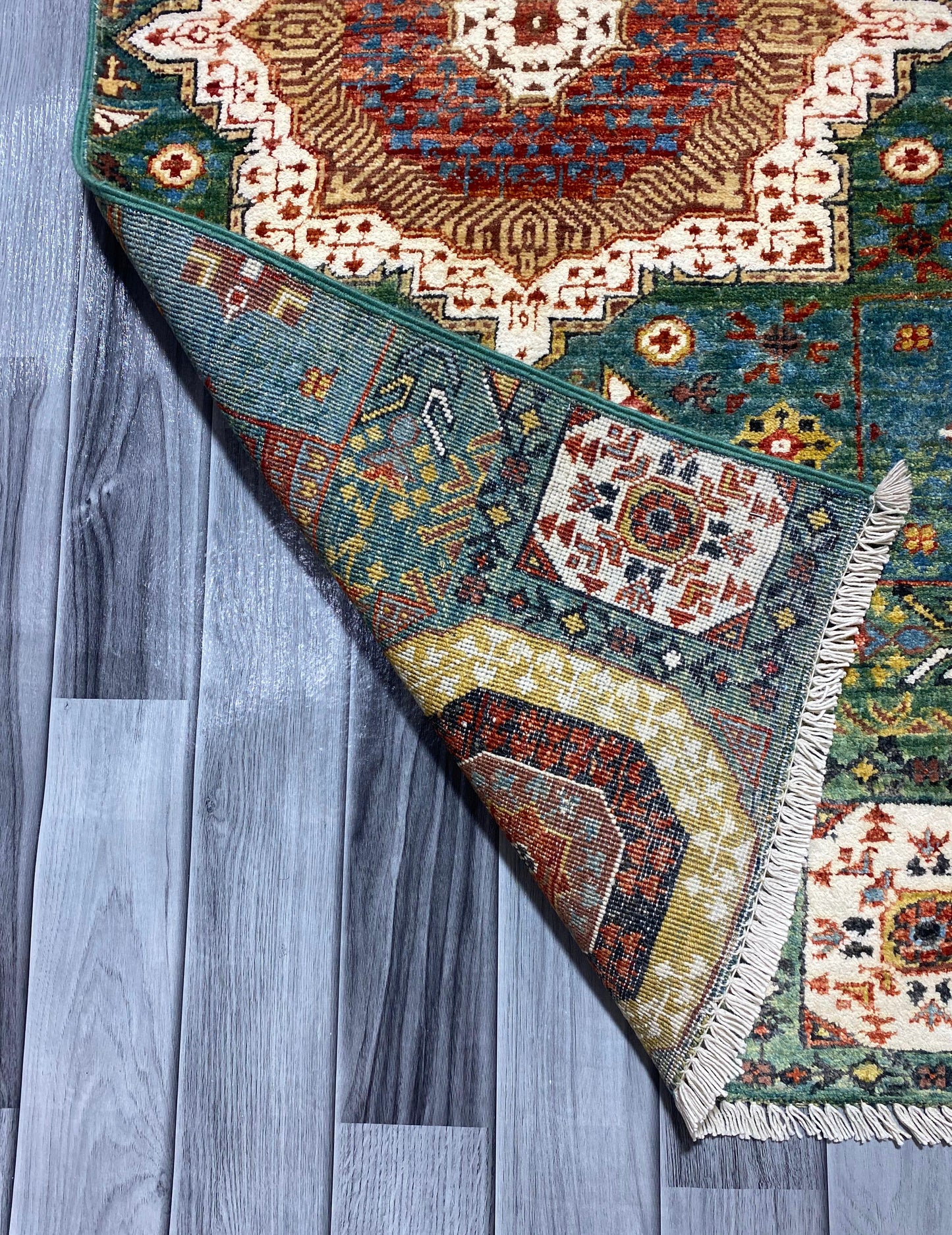 Hand Knotted Chobi Hallway Runner Rug | 145 CM x 62 CM SK# 992